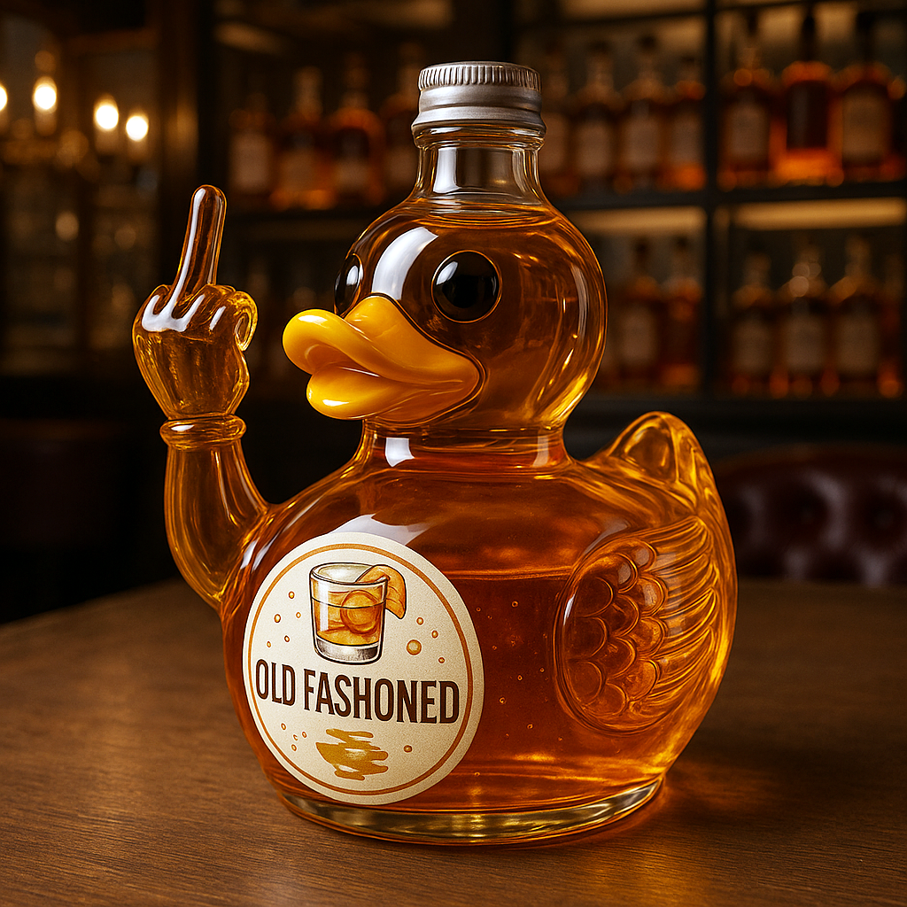 Funny Cocktail Duck Bottle