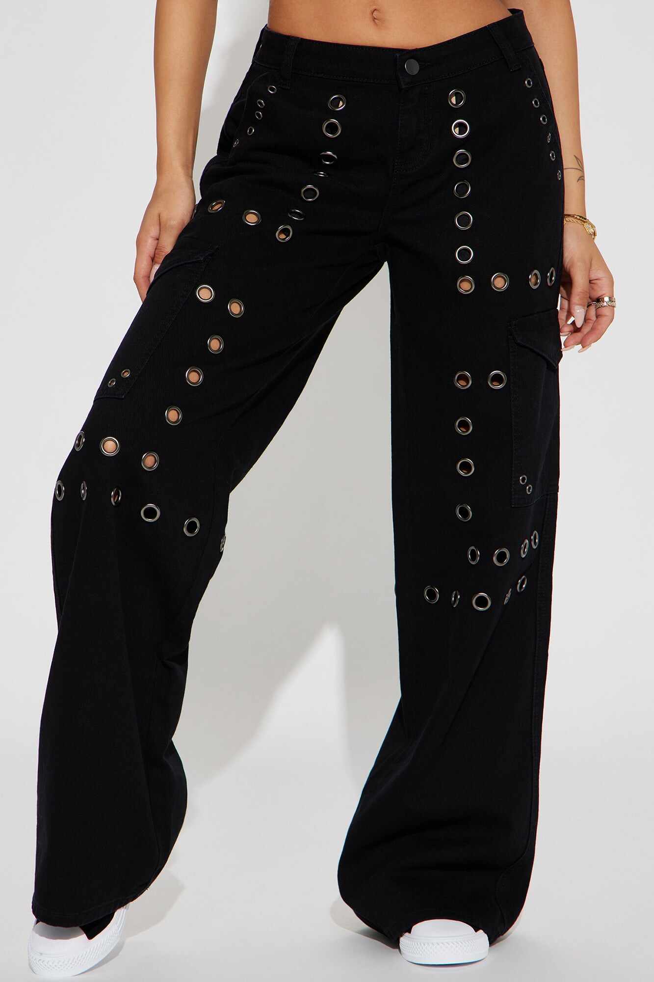 Undeniable Cargo Jeans - Black Wash