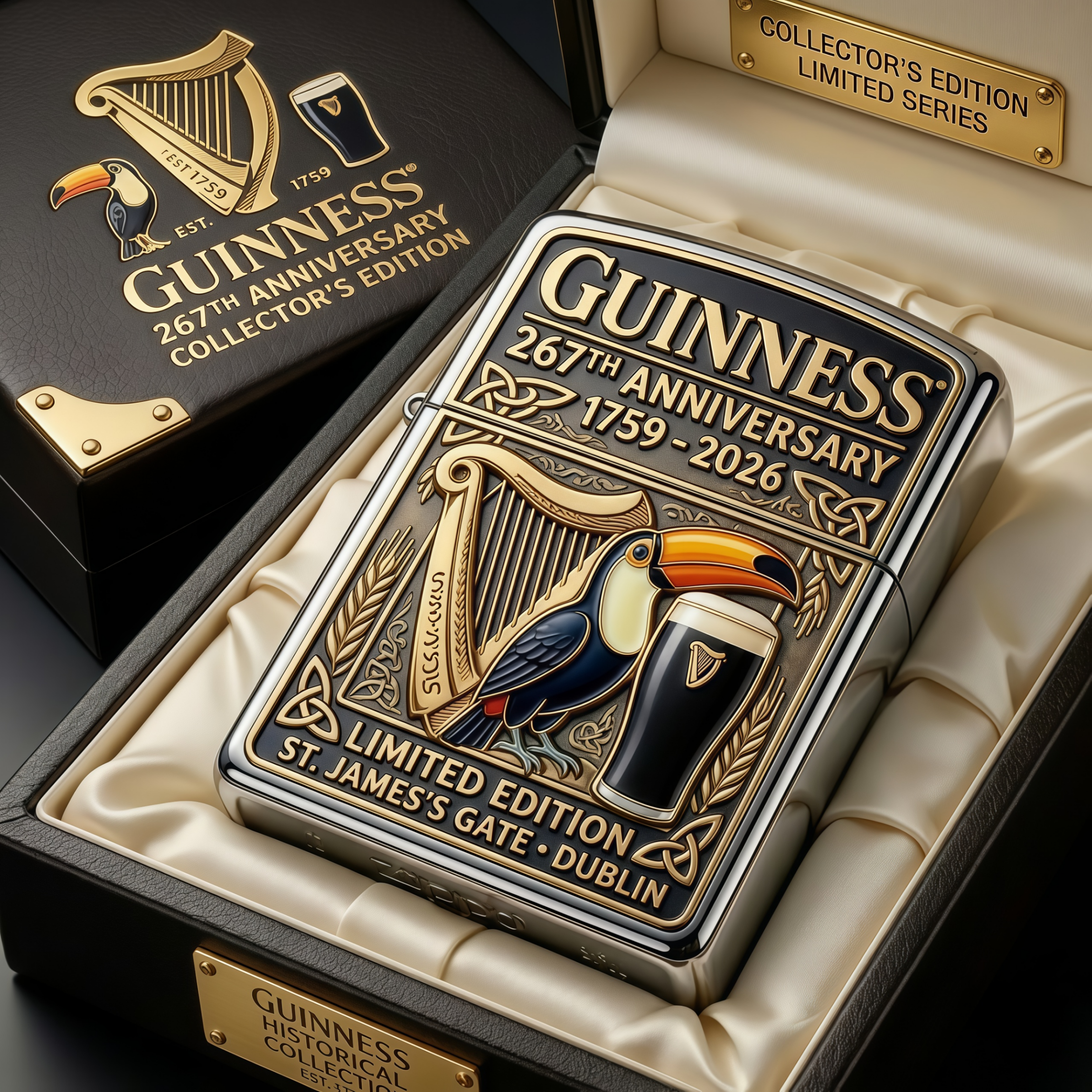 GUINNESS 267TH ANNIVERSARY Zippo