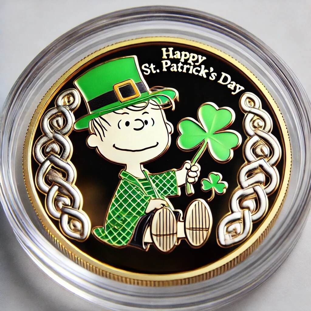 Saint Patrick's Coin - Peanuts