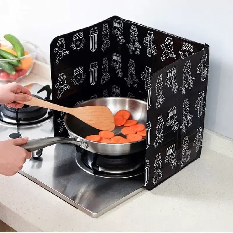 Aluminum Foldable Kitchen Gas Stove Baffle Plate