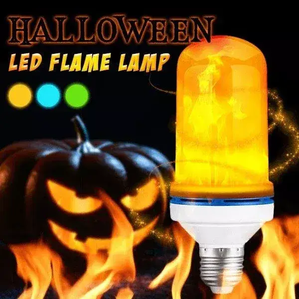 LED flame light bulb with gravity sensing effect