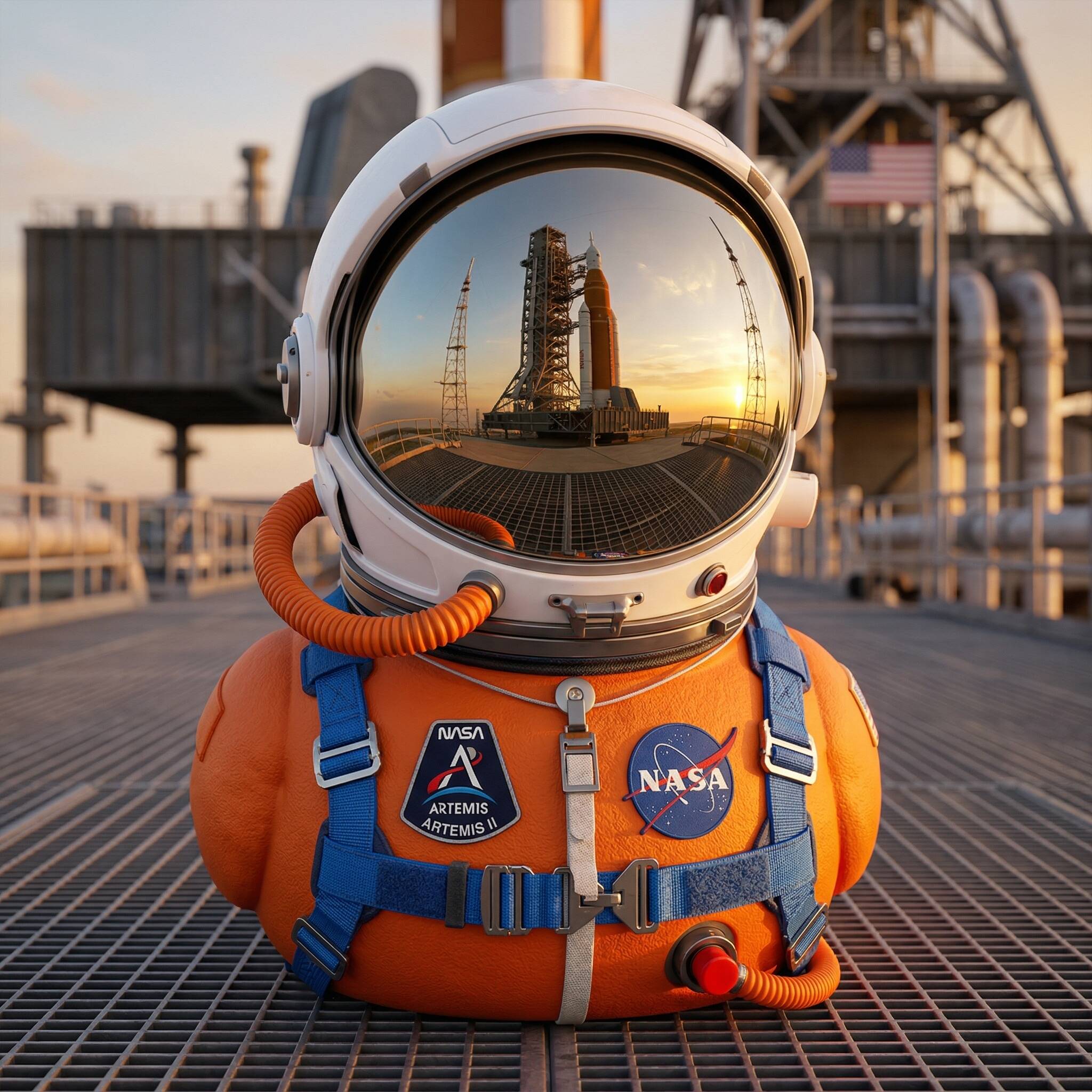 NASA Artemis II Astronaut Duck