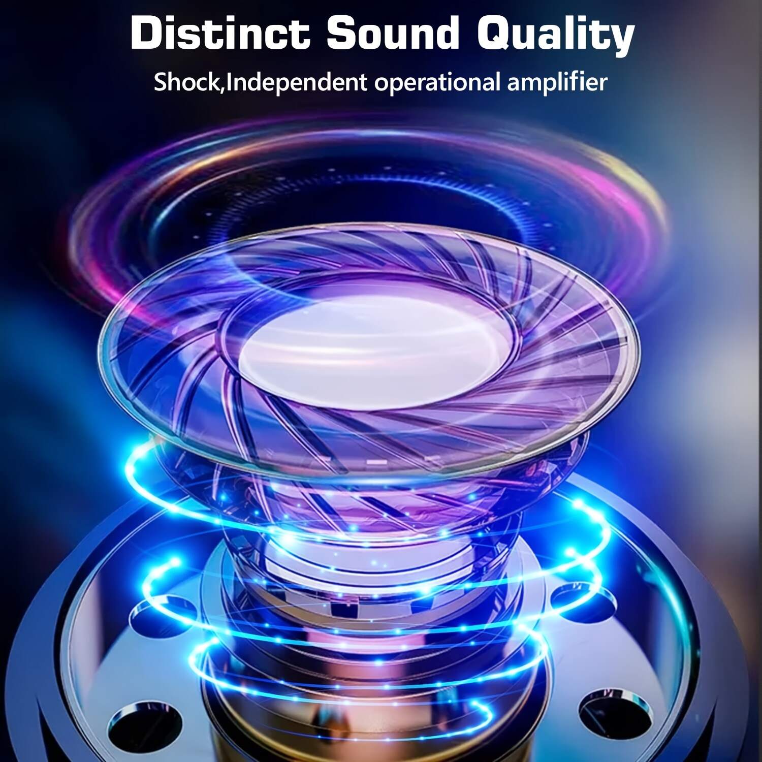 6S Hi-Fi Stereo Foldable Wireless Stereo Headsets Earbuds  With Built-in Mic