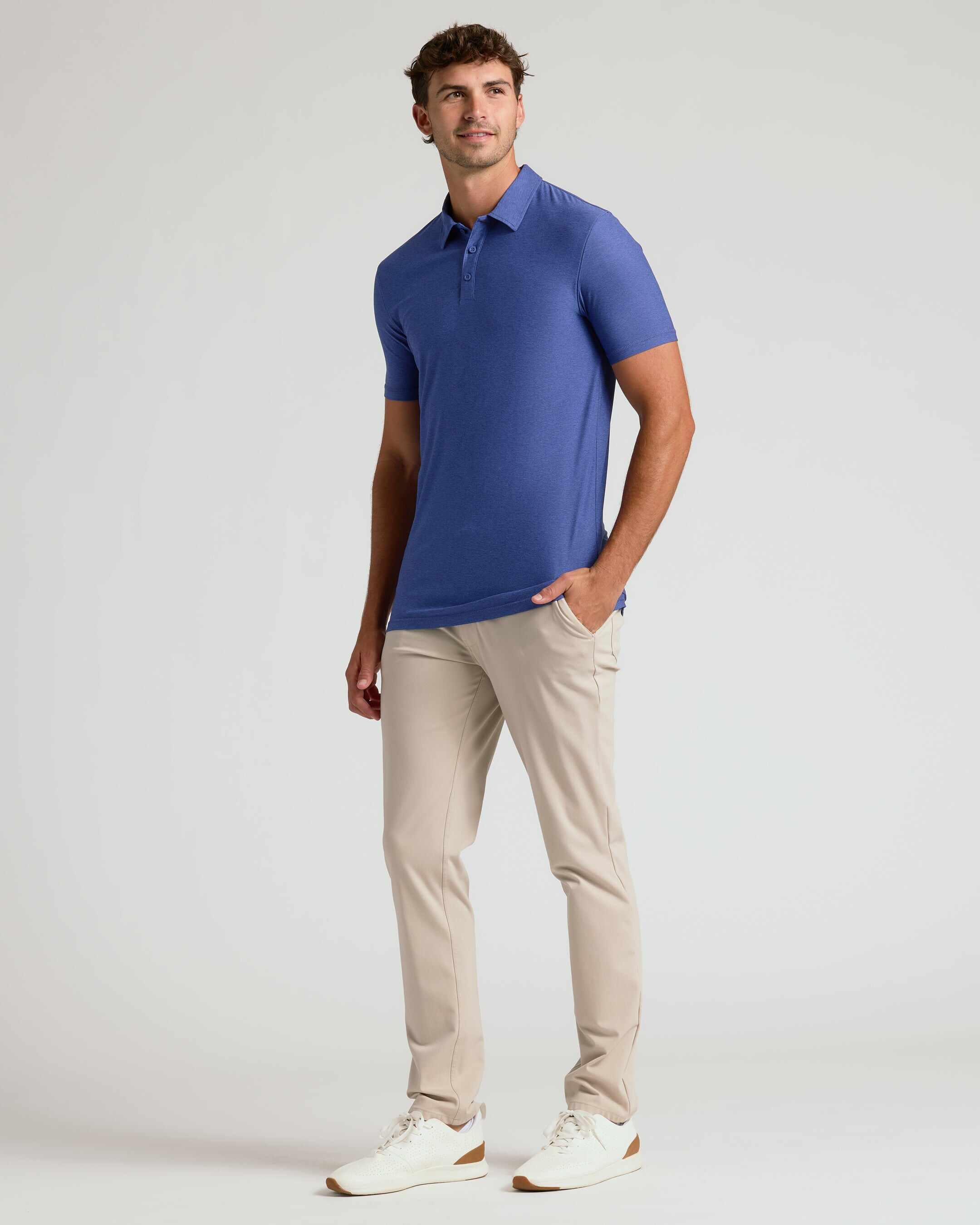 Cosmos Short Sleeve Tall Active Polo
