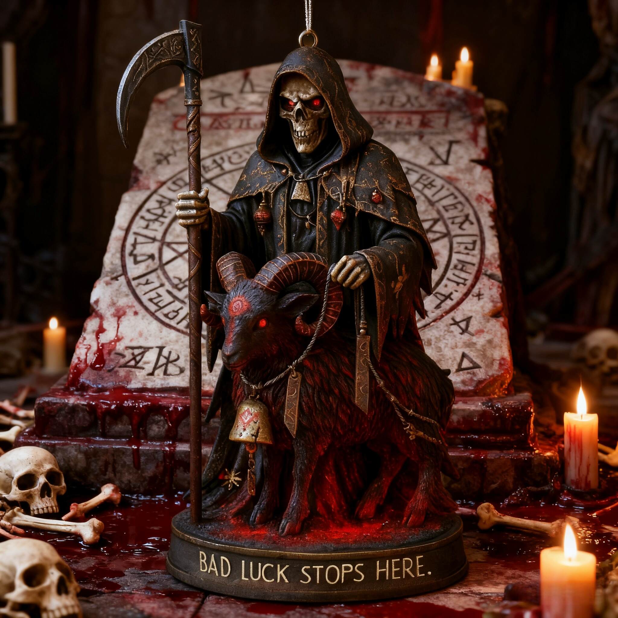 Angel & Reaper Blessing Ornaments