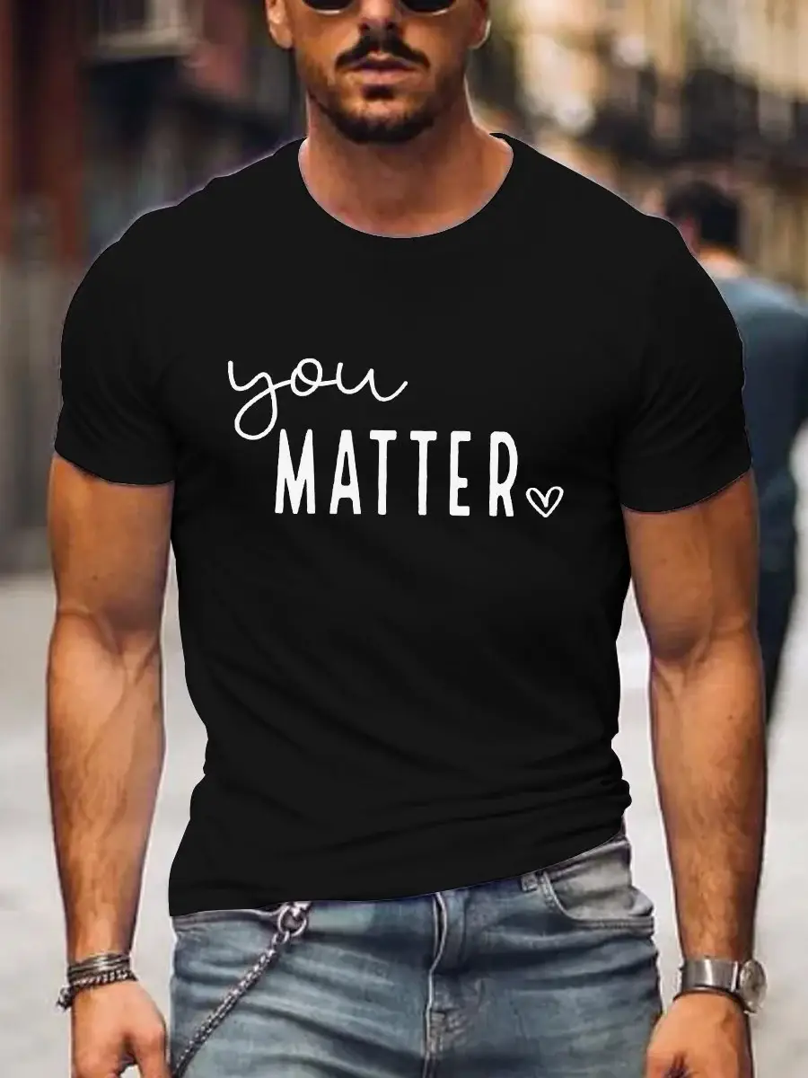 Men's Mental Health Awareness You Matter T-Shirt
