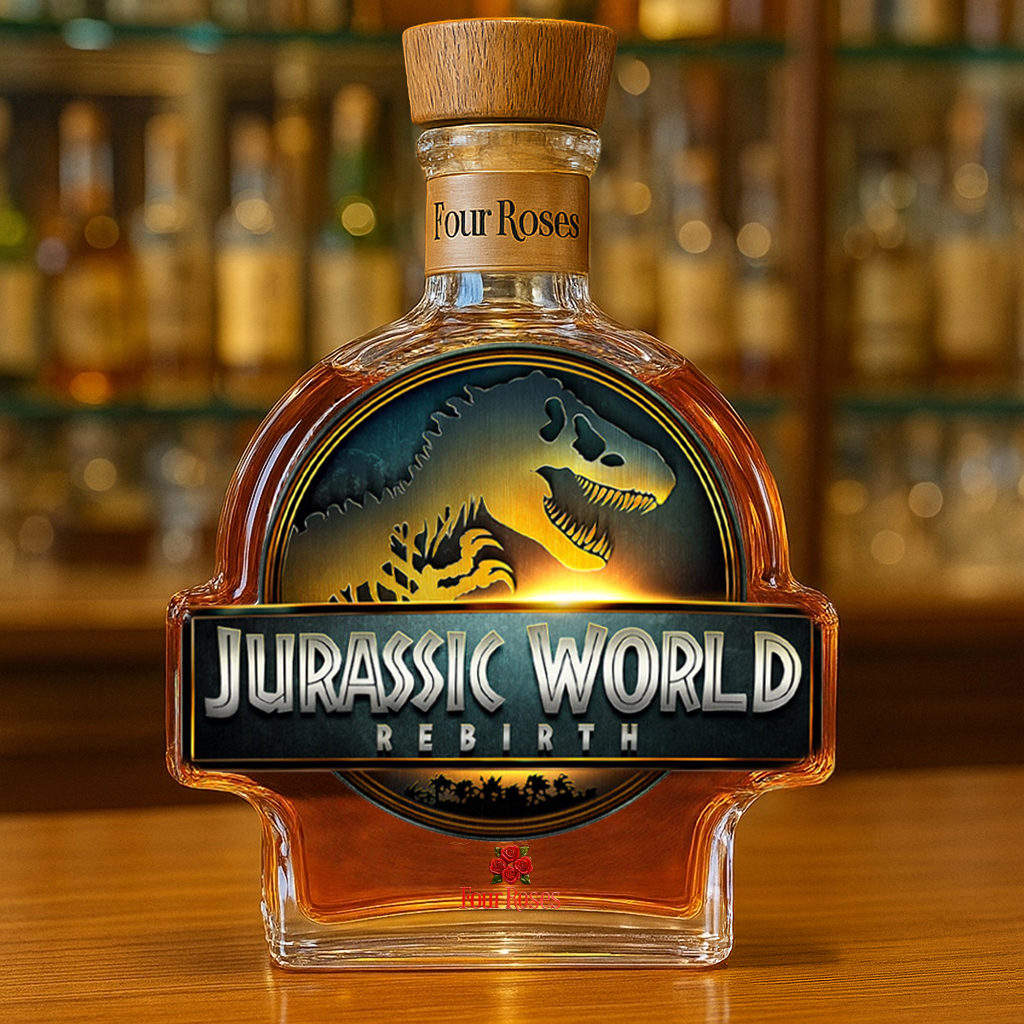 Jurassic World: Rebirth Whiskey Bottle