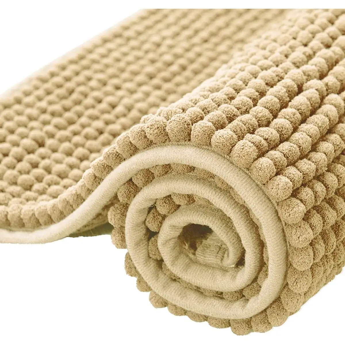 Subrtex Luxury Chenille Bath Rugs Soft Bathroom Mats