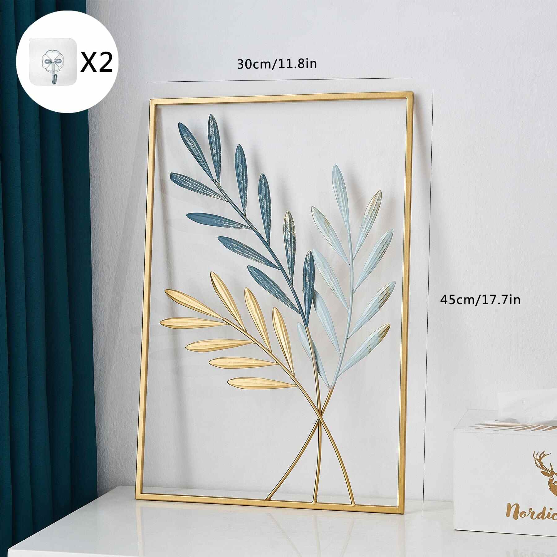 Metal Leaf Wall Décor