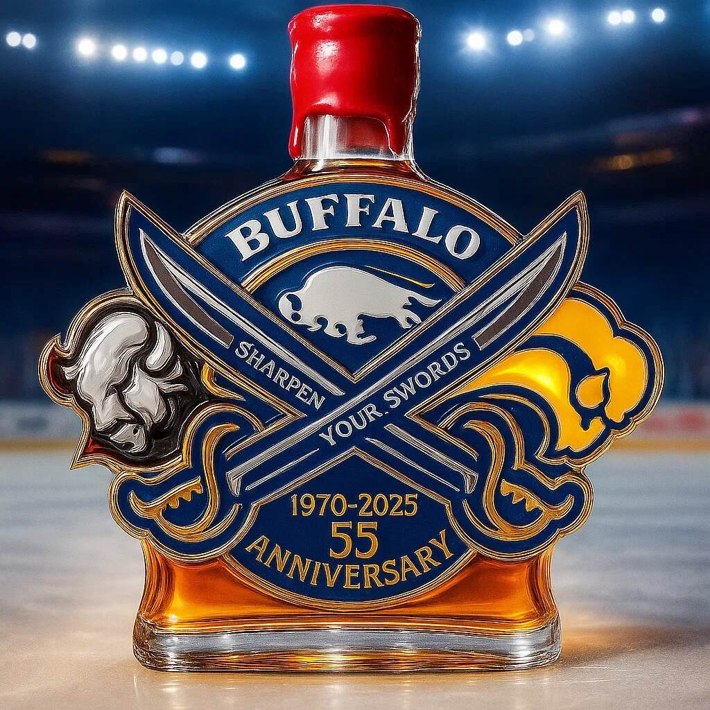 Buffalo Sabres Commemorative Whisky Bottle