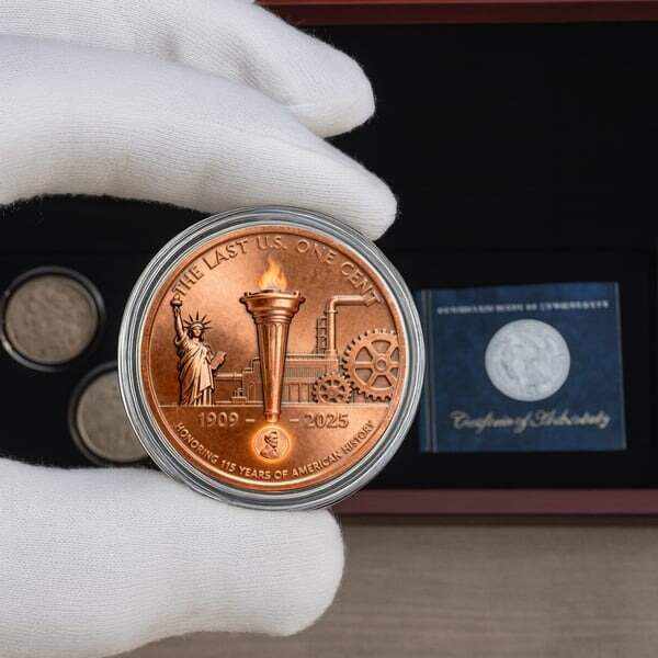 75% OFF! - Limited - Time Offer - Lincoln Final Penny – 11/12 Limited Edition Commemorative Coin