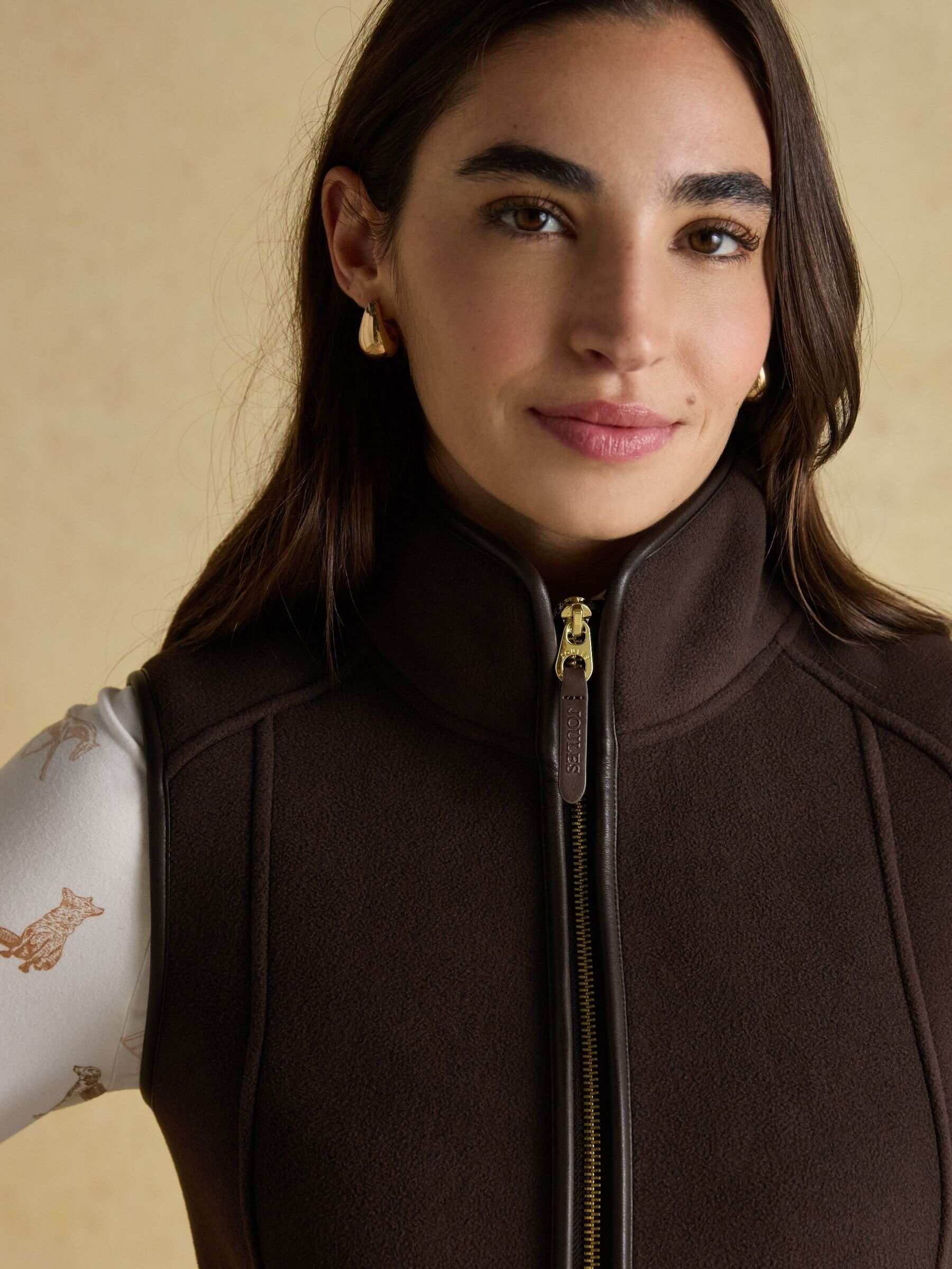 Heritage Black Fleece Gilet