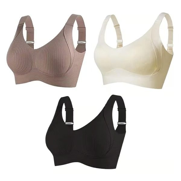 🎁Buy 1 Get 3 Packs🔥Women's Ribbed Adjustable Wireless Bra