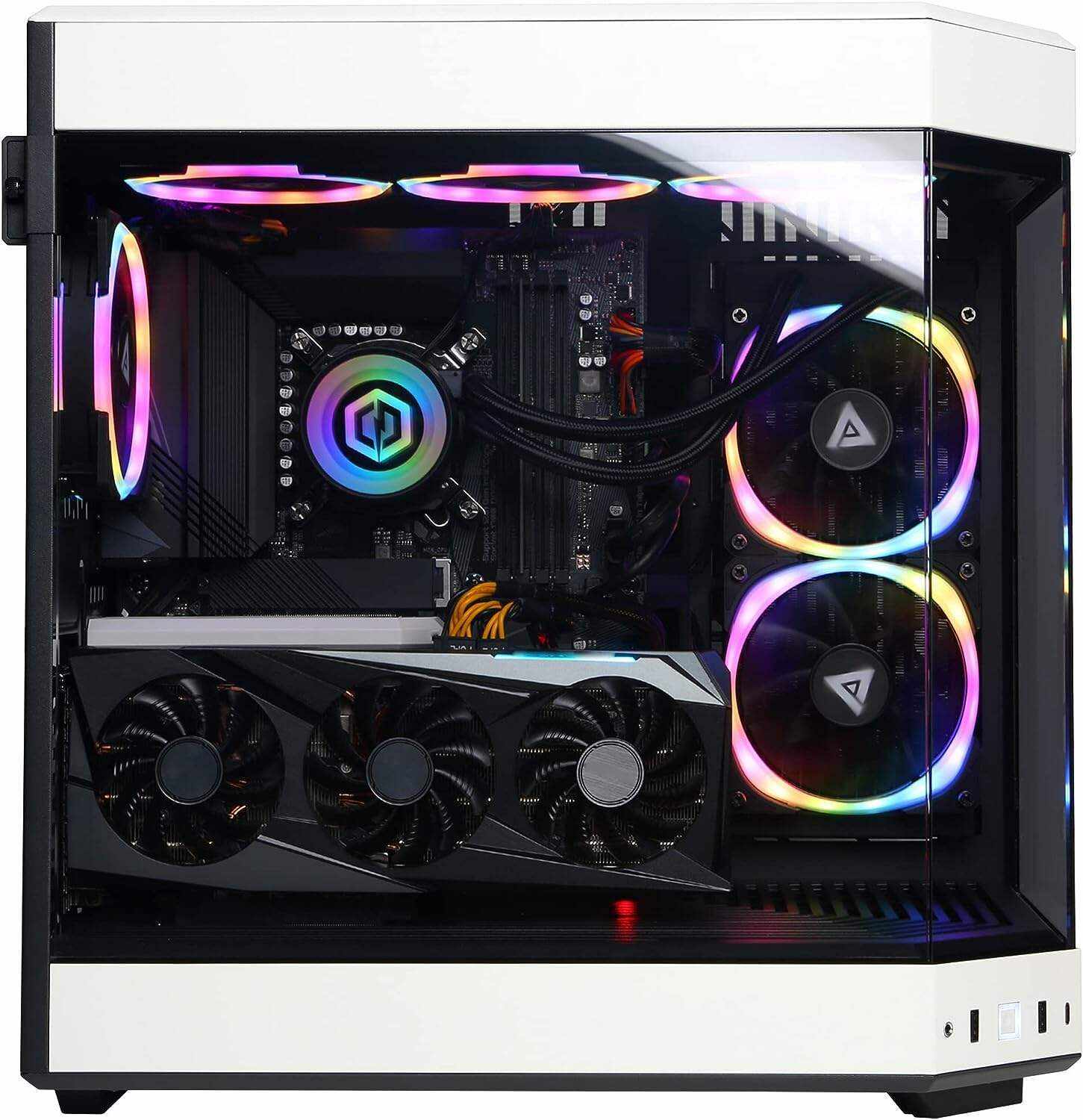 CyberPowerPC Gamer Xtreme VR Gaming PC, Intel Core i9-13900KF 3.0GHz, GeForce RTX 4070 Ti 12GB, 16GB DDR5, 1TB NVMe PCIe SSD, WiFi Ready & Windows 11 Home (GXiVR8080A34), White