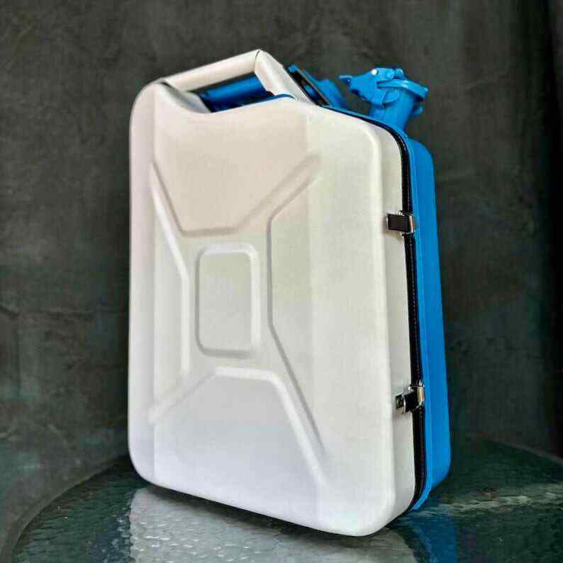 20 L Jerry Can Mini Bar With Bluetooth Speaker, Two Color Canister, Custom Fuel Bar, Gift For Him, Kanister Bar, Personalized Travel Bar Set