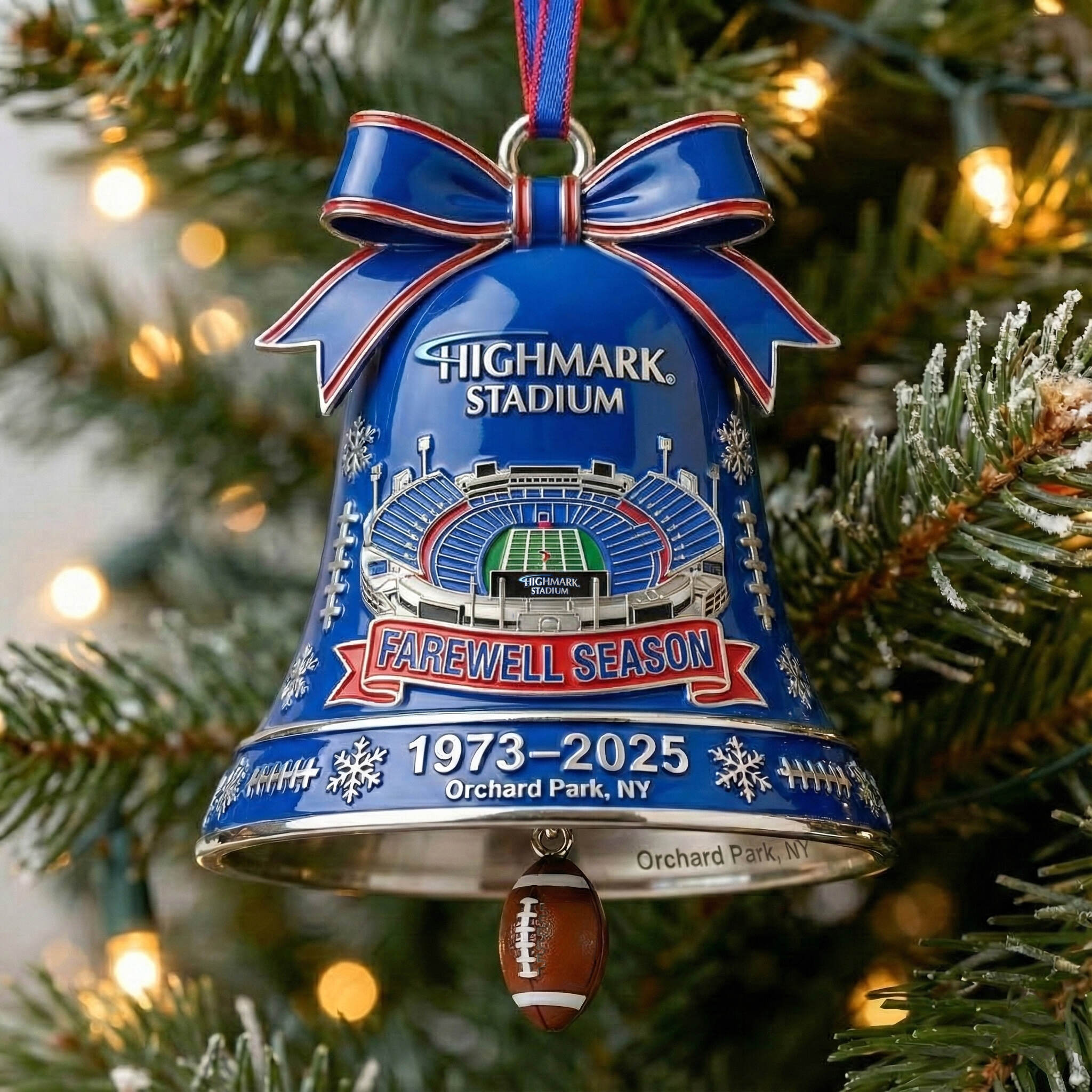 Highmark Stadium Farewell Season Commemorative Bell Ornament