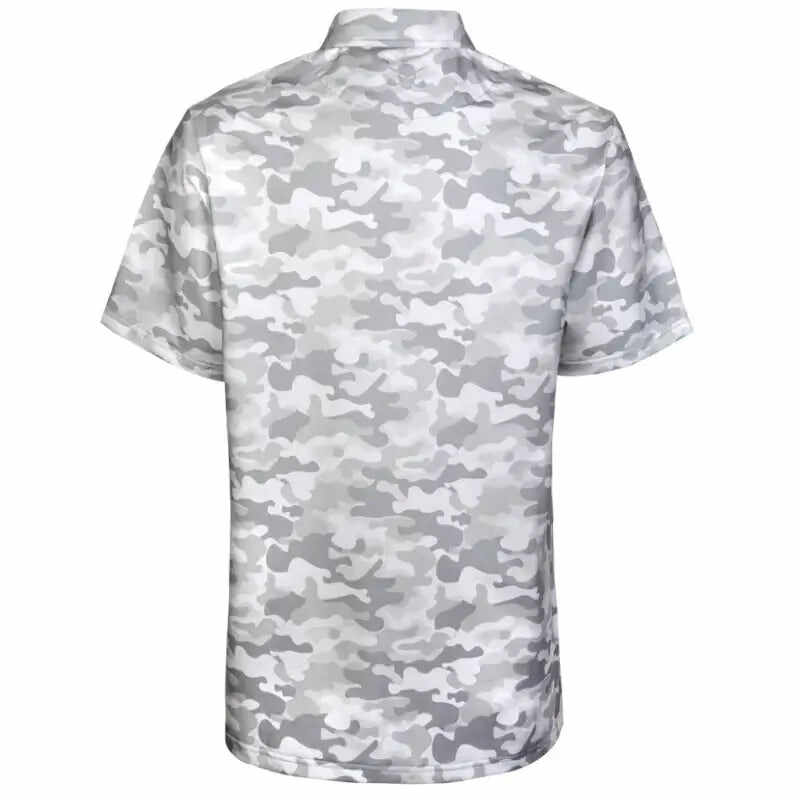 Camo Cool-Stretch Golf Shirt (White)