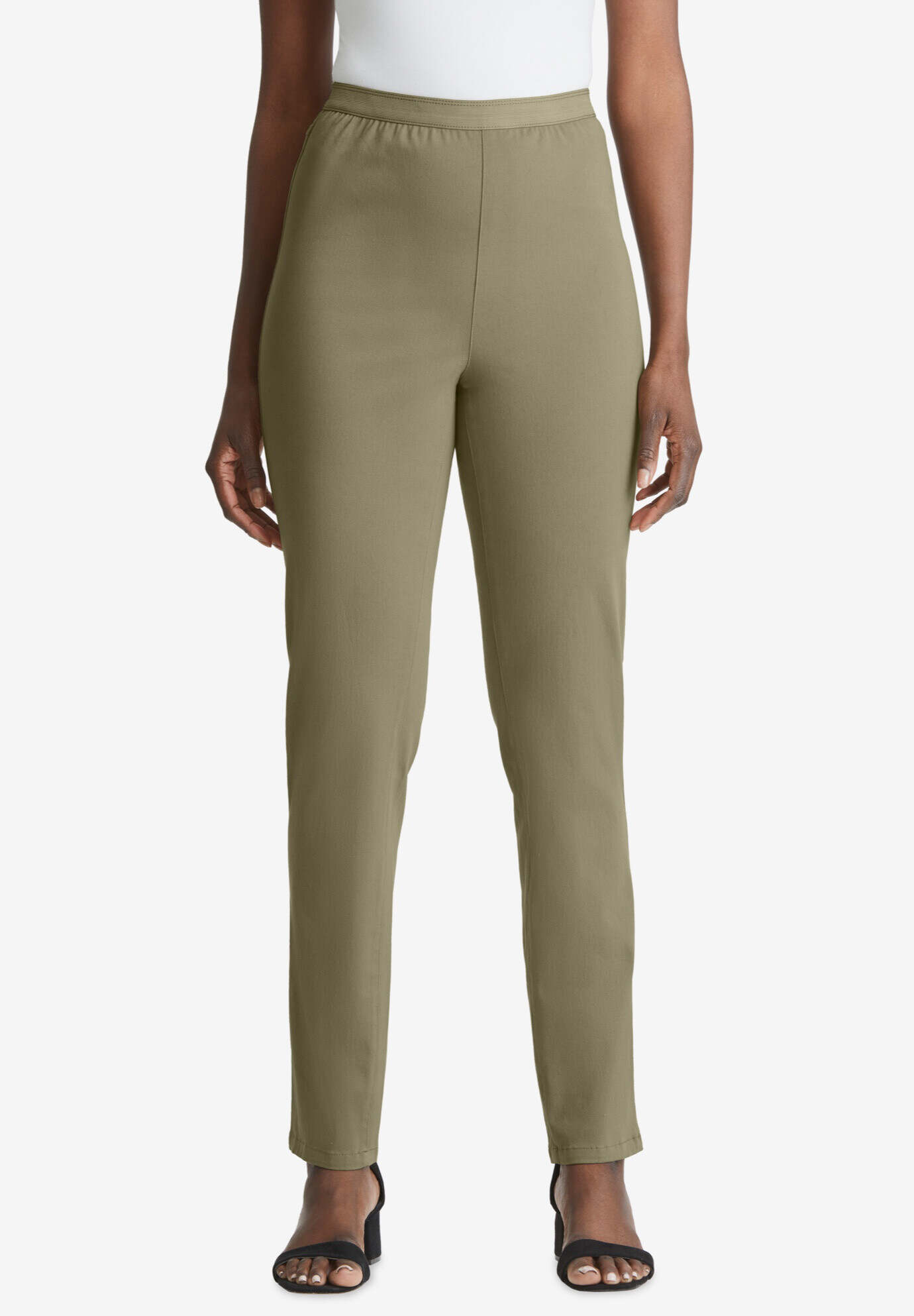 Stretch Denim Straight-Leg Jegging
