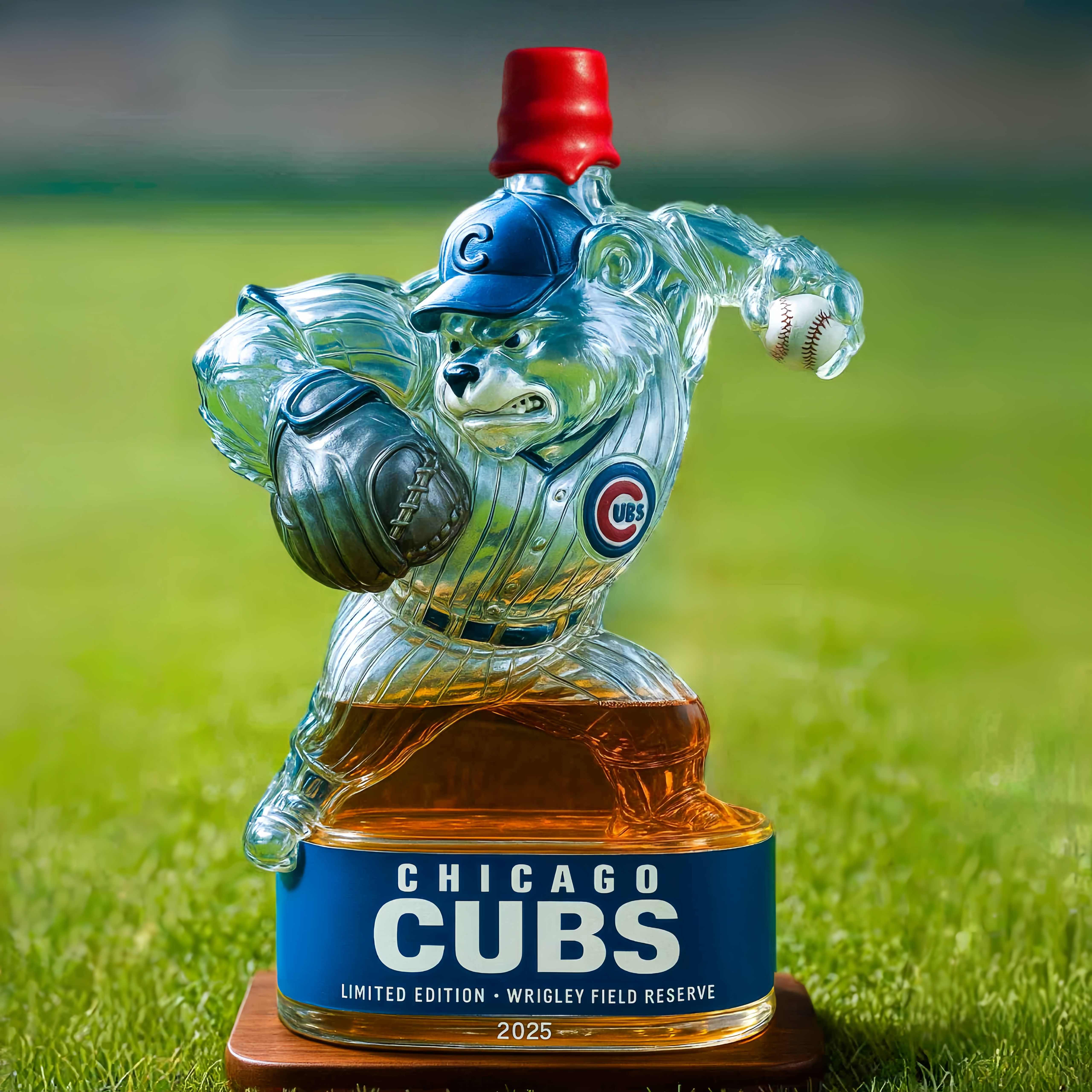 Chicago Cubs 2025 Whiskey Bottle