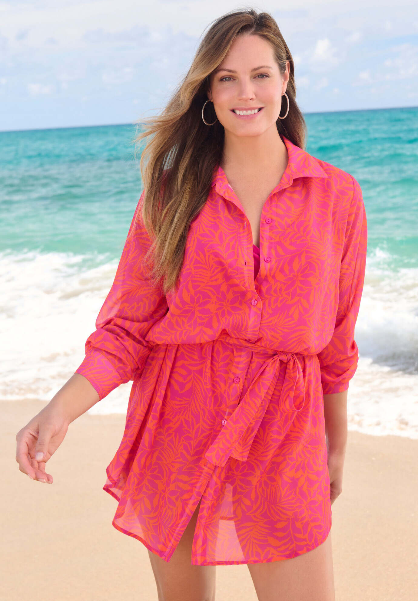 Button-Down Cover Up