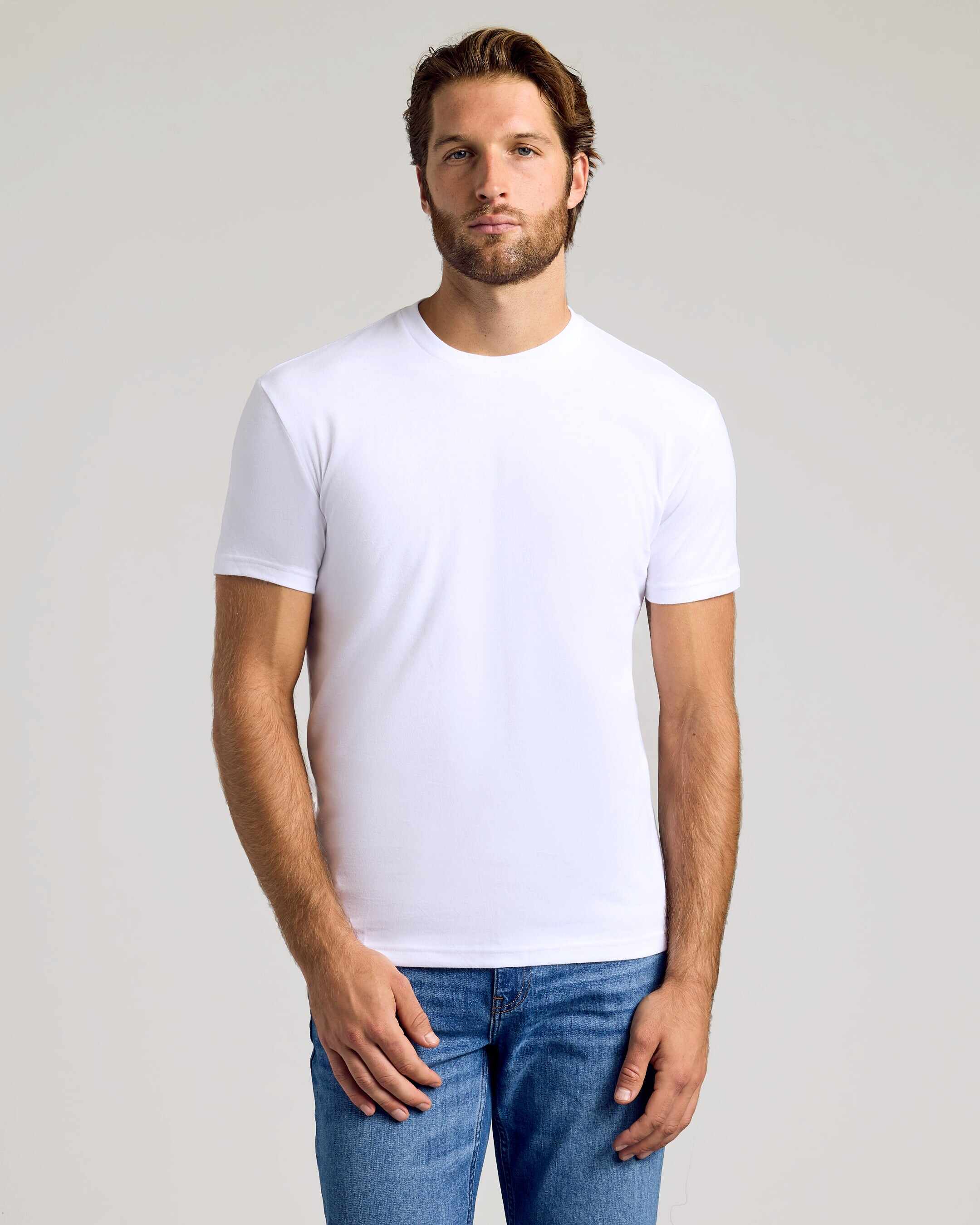 White Classic Crew Neck 3-Pack