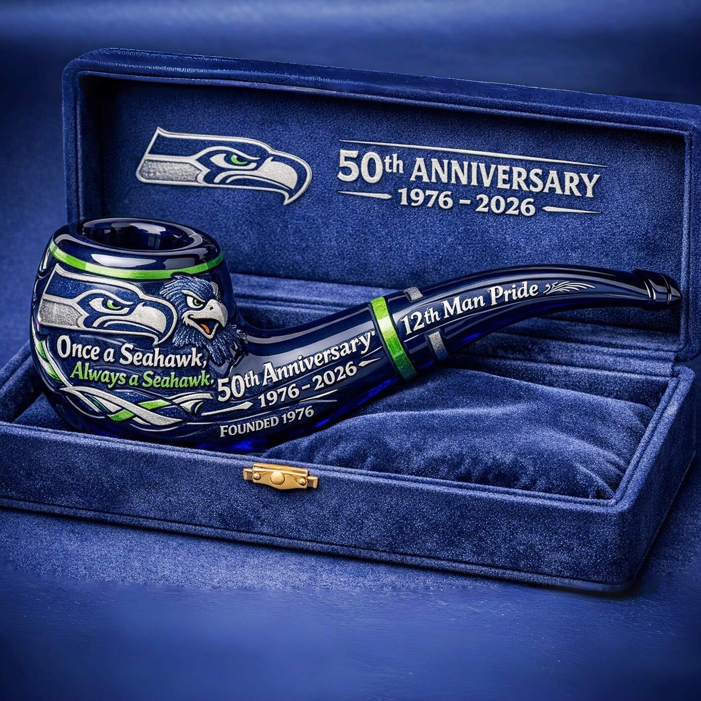 Seattle Seahawks 50th Anniversary Pipe