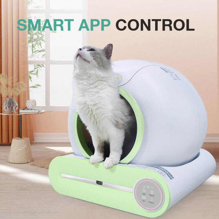 Automatic Self Cleaning Cat Litter Box 65L App Control