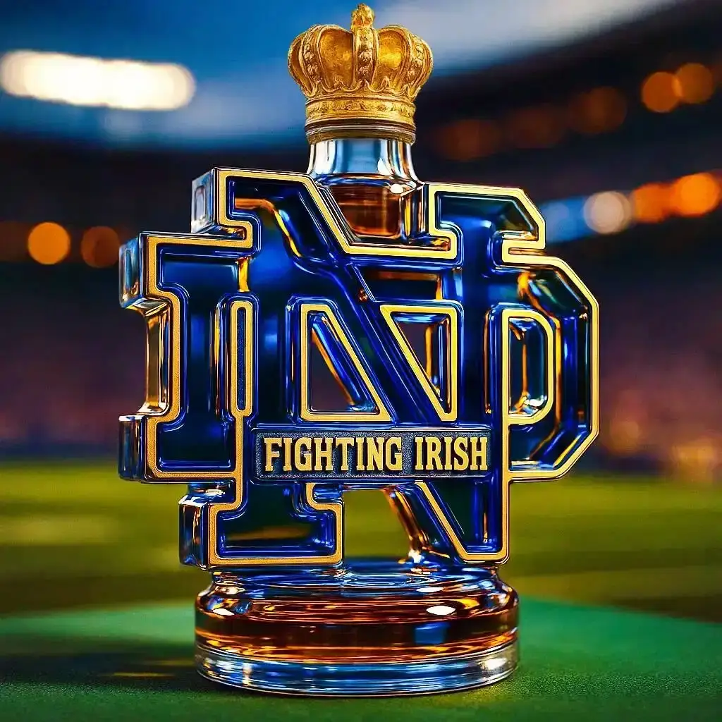 Notre Dame Fighting Irish Whiskey bottle