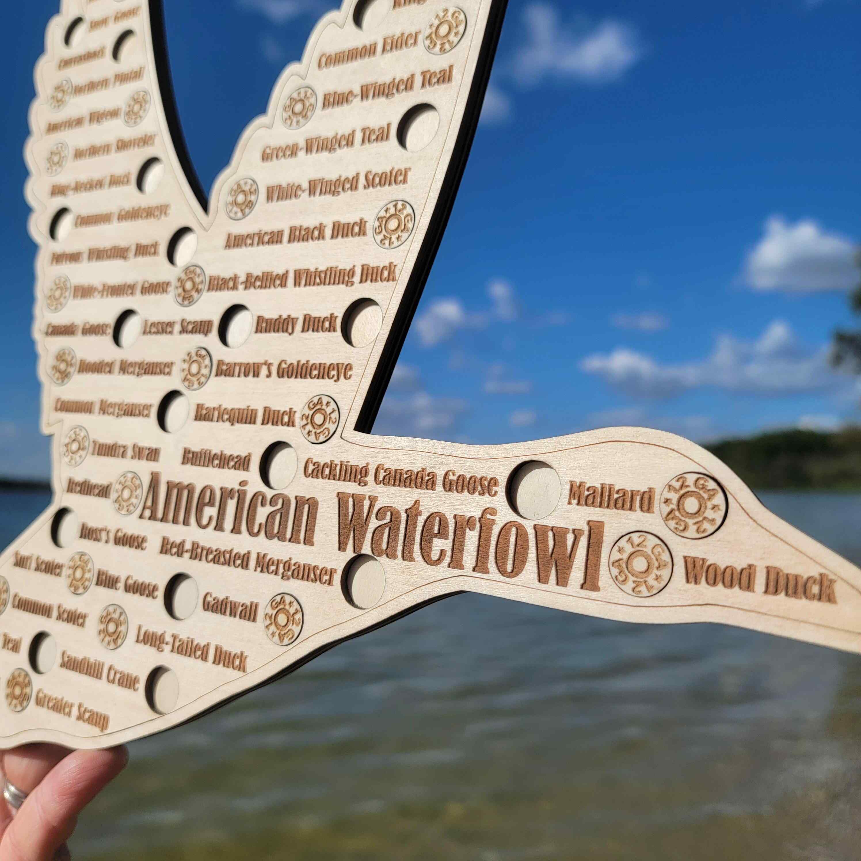 American Waterfowl Duck Hunting - Men Gift | Waterfowl Sign with Shotgun