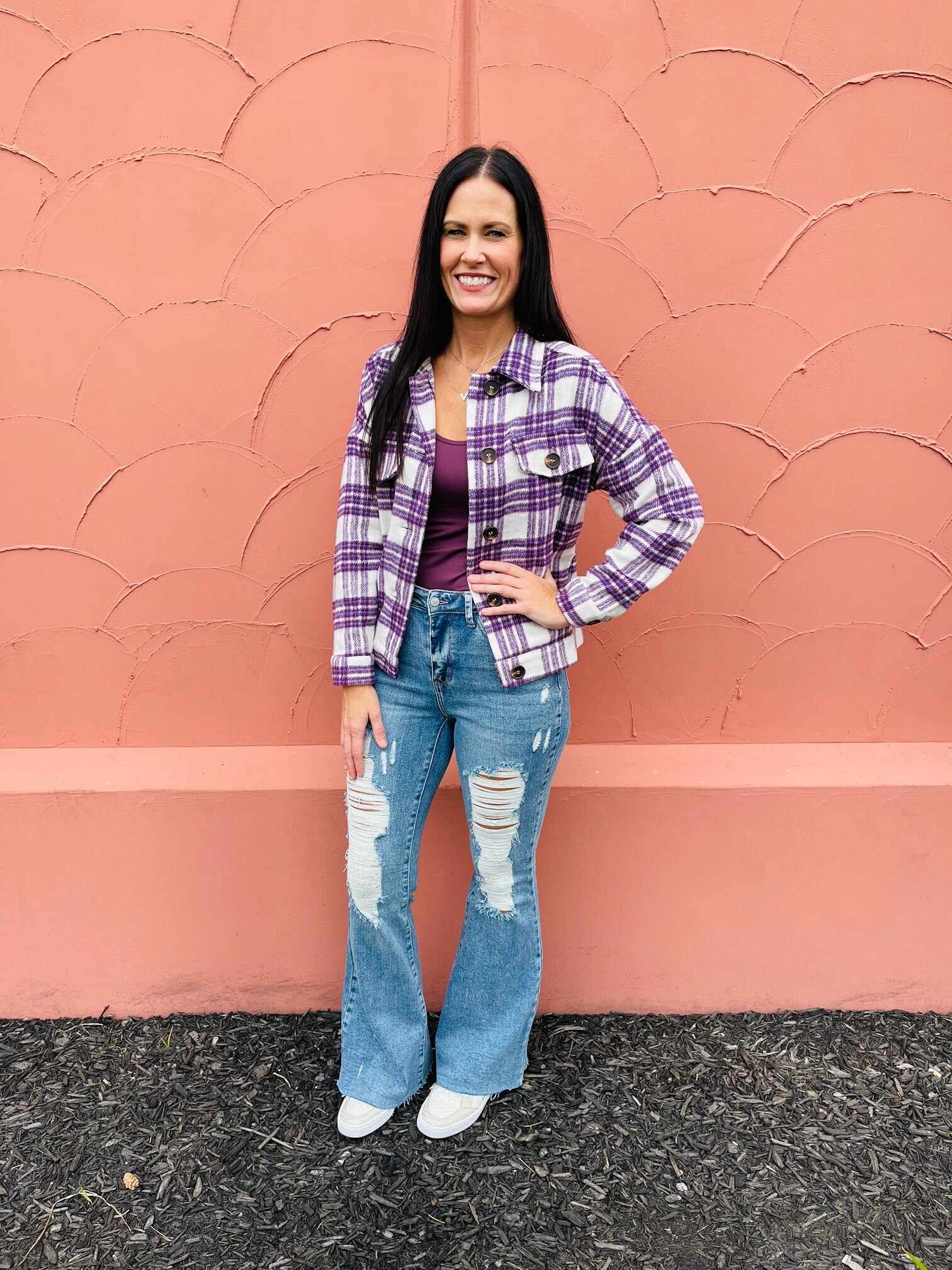 Plus/Reg Dare To Flare Jeans