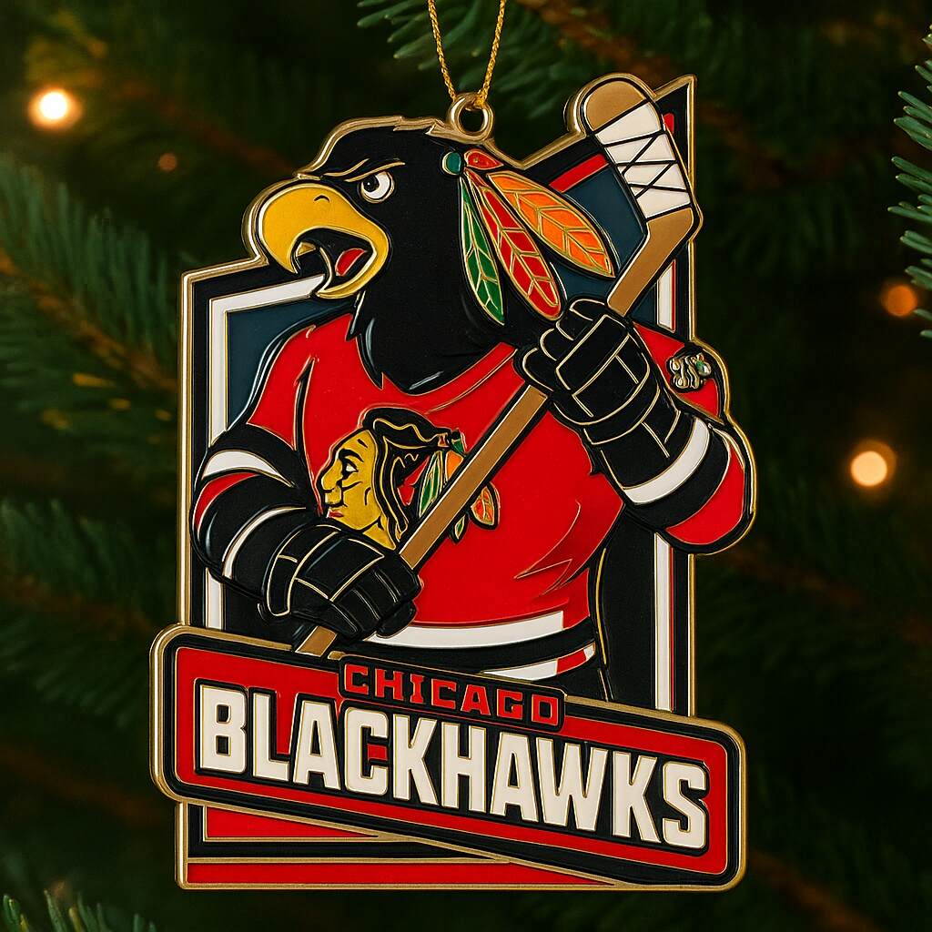 Chicago Blackhawks 100th Anniversary Series Ornaments