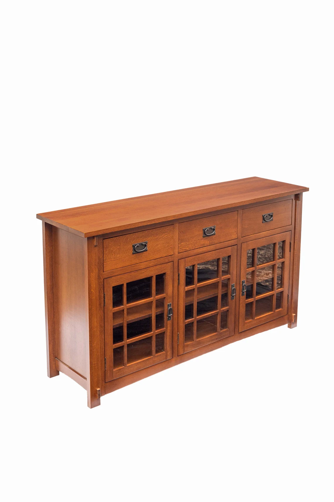 Craftsman Mission Solid Oak Sideboard / Media Console - 65