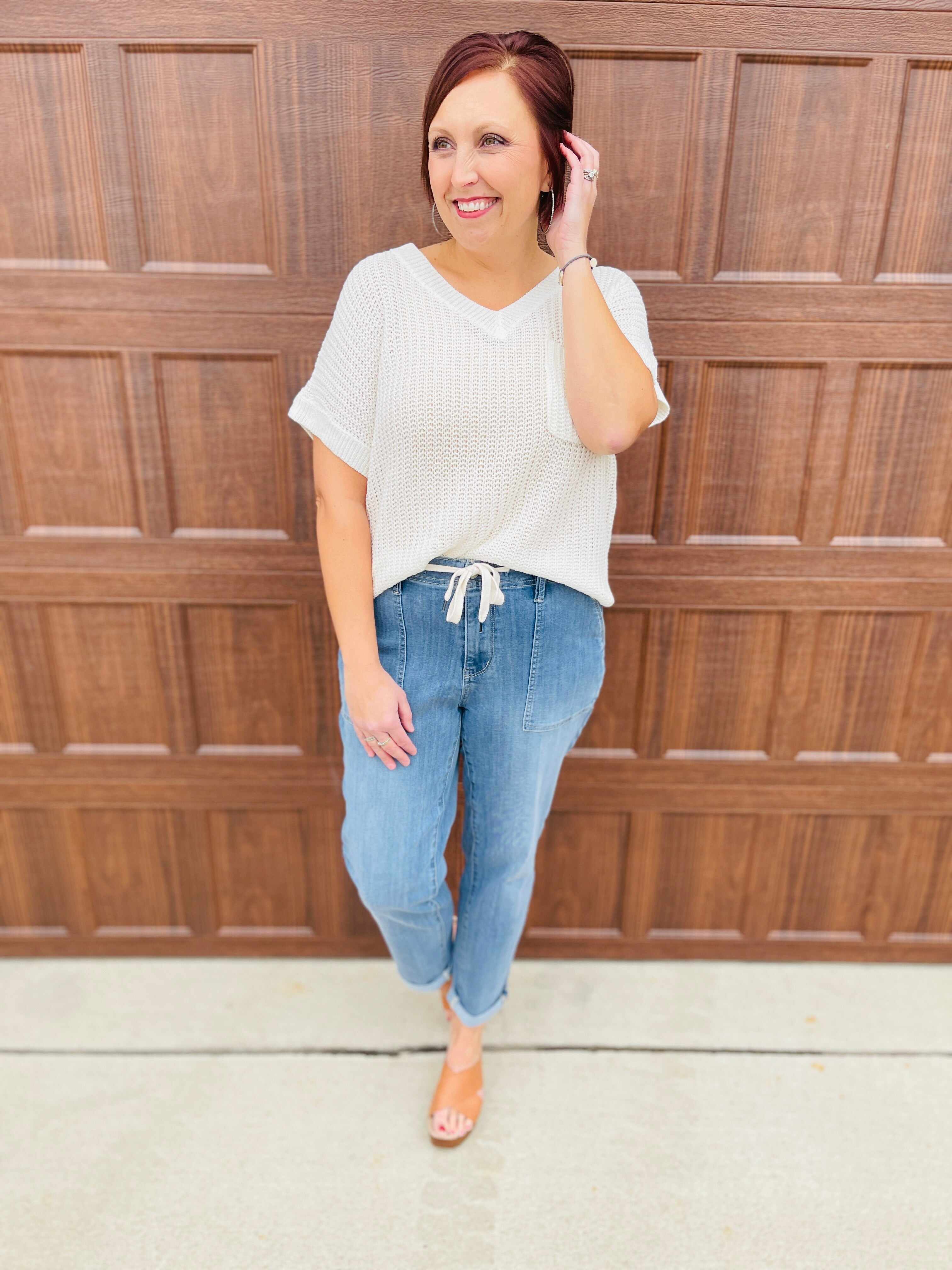 MARKDOWNS! Joggers REG/CURVY Jog It Out Denim Joggers RESTOCK!