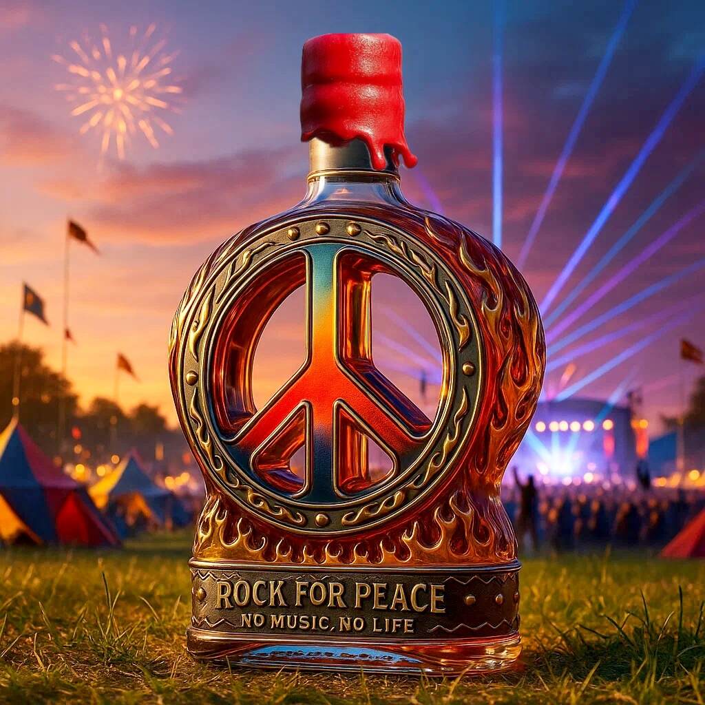 Rock for Peace – Limited Edition Whiskey Bottle
