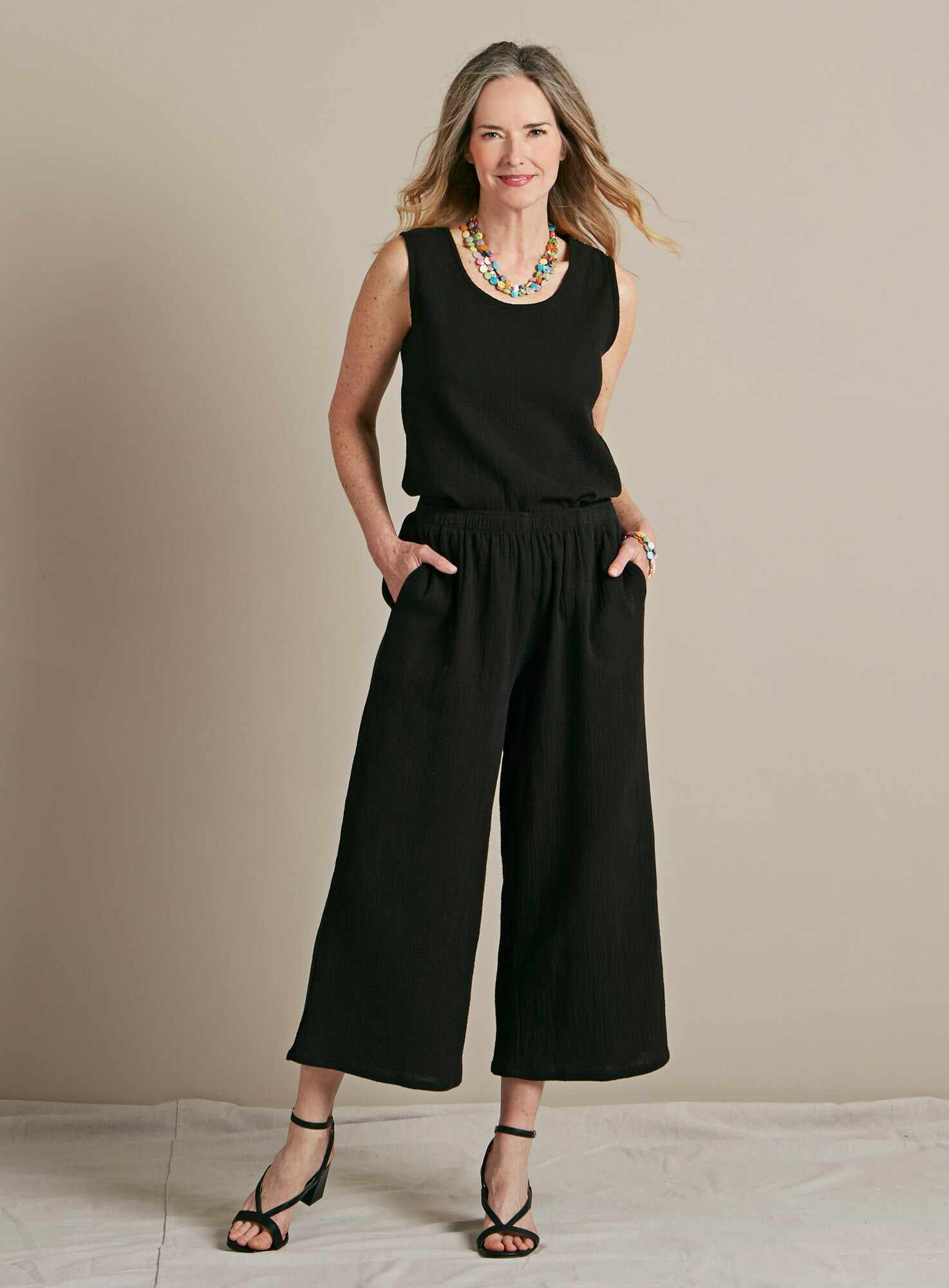 Cotton Ripple Tank Top