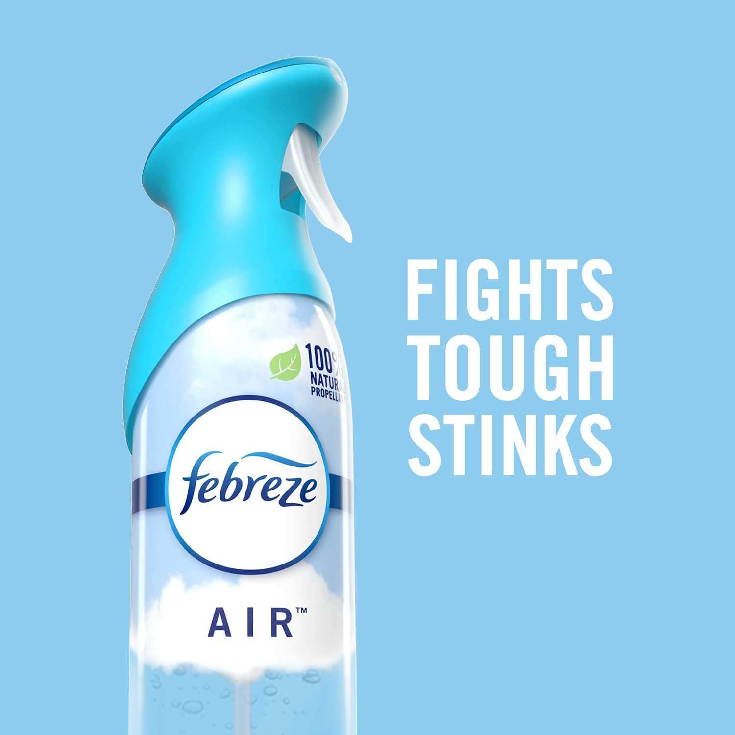 Febreze Air Freshener Spray, Linen & Sky, Odor Eliminator for Strong Odors, 8.8 Oz (2 Count)