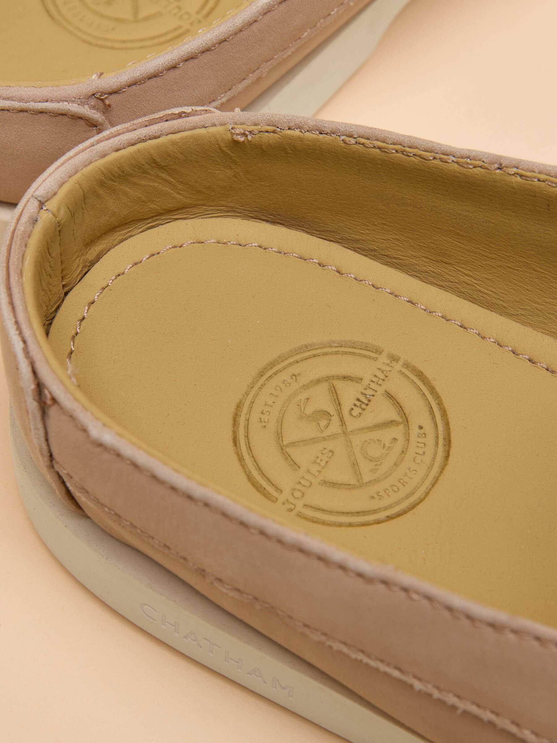 Joules x Chatham Sand Quay Nubuck Leather Deck Shoes
