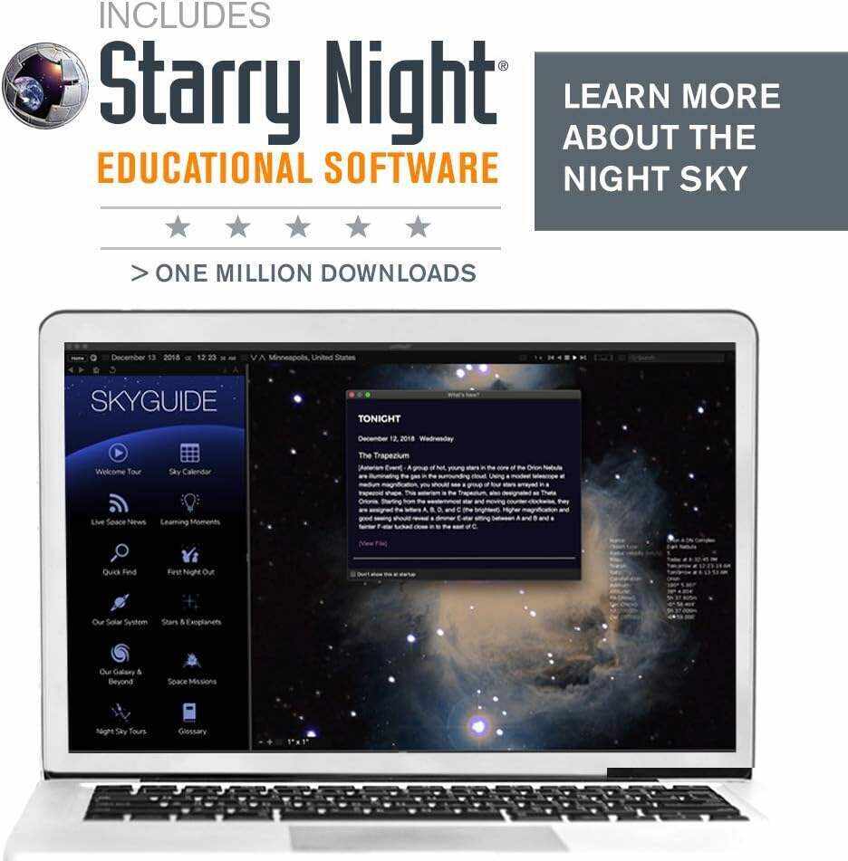 CELESTRON StarSense Explorer DX 130AZ Smartphone App-Enabled Telescope – Works with StarSense App to Help You Find Stars, Planets & More – 130mm Newtonian Reflector – iPhone/Android Compatible