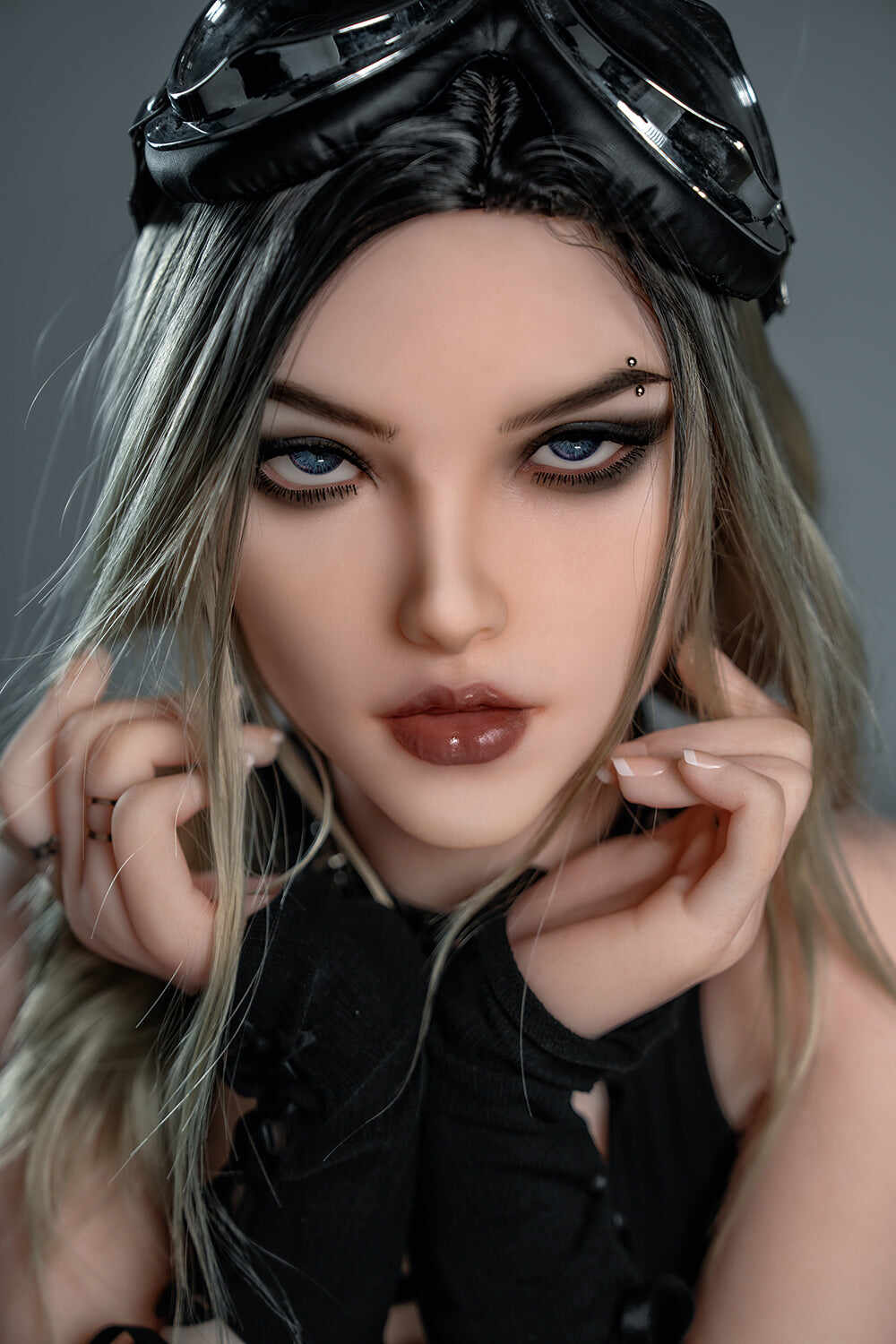 EU Stock - YAMIEE Elva Unique Design 4.92ft/ 150cm K50 TPE Small Boobs Skinny Sex Doll