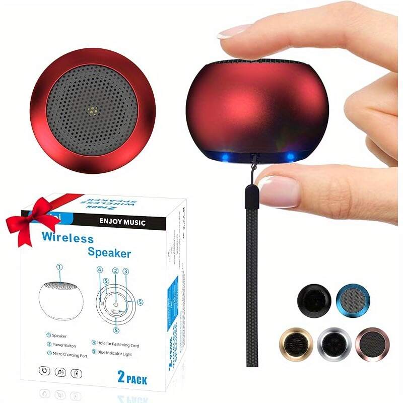 [Surround Sound Speaker] Compact Wireless Speaker with Four-Dimensional Surround Sound | Miniature, Irresistible Sound Quality