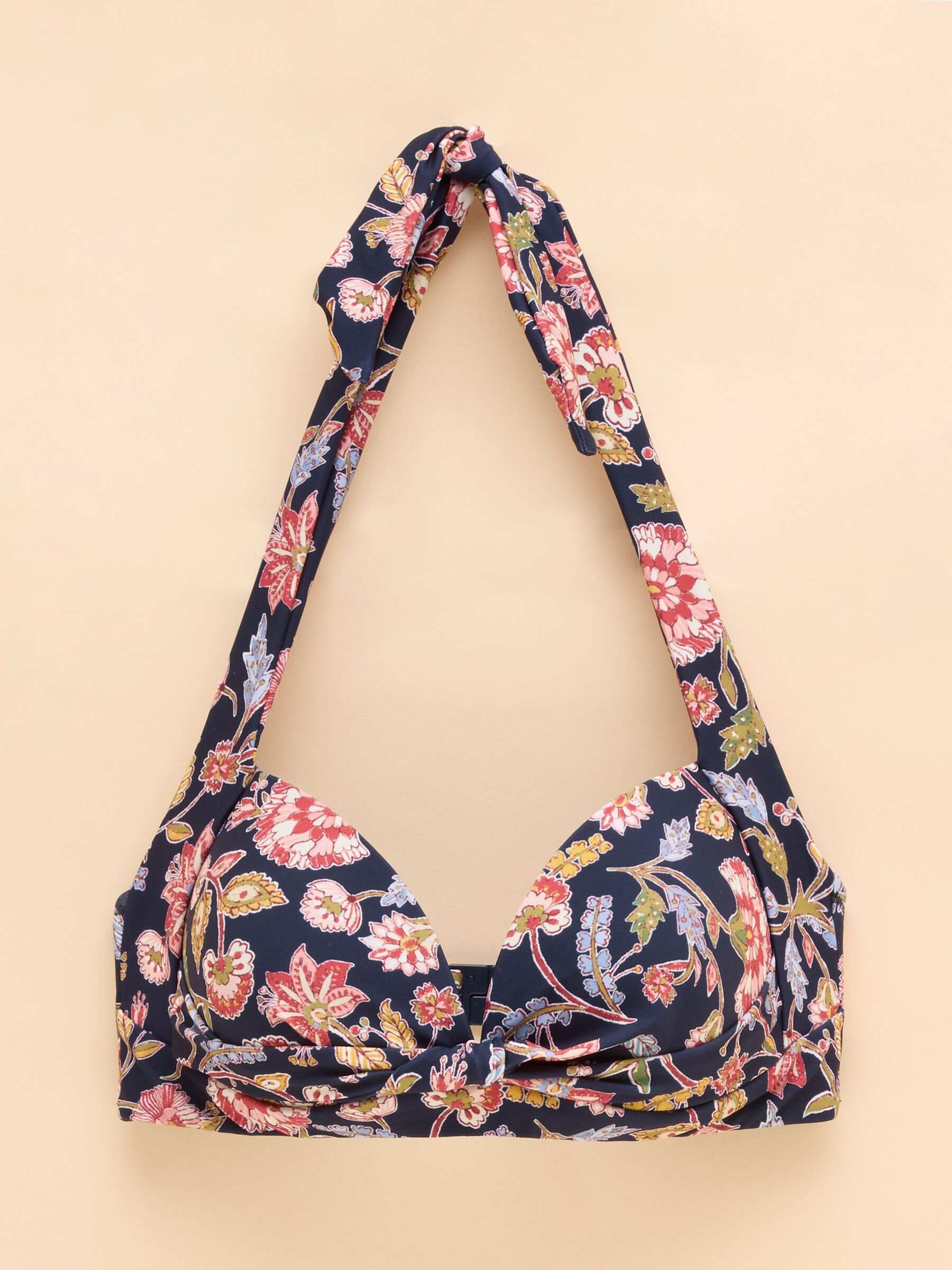 Jasmine Navy Bikini Top