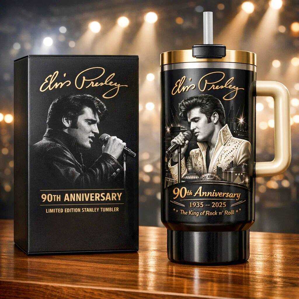 Elvis Presley 90th Anniversary Limited Edition Tumbler