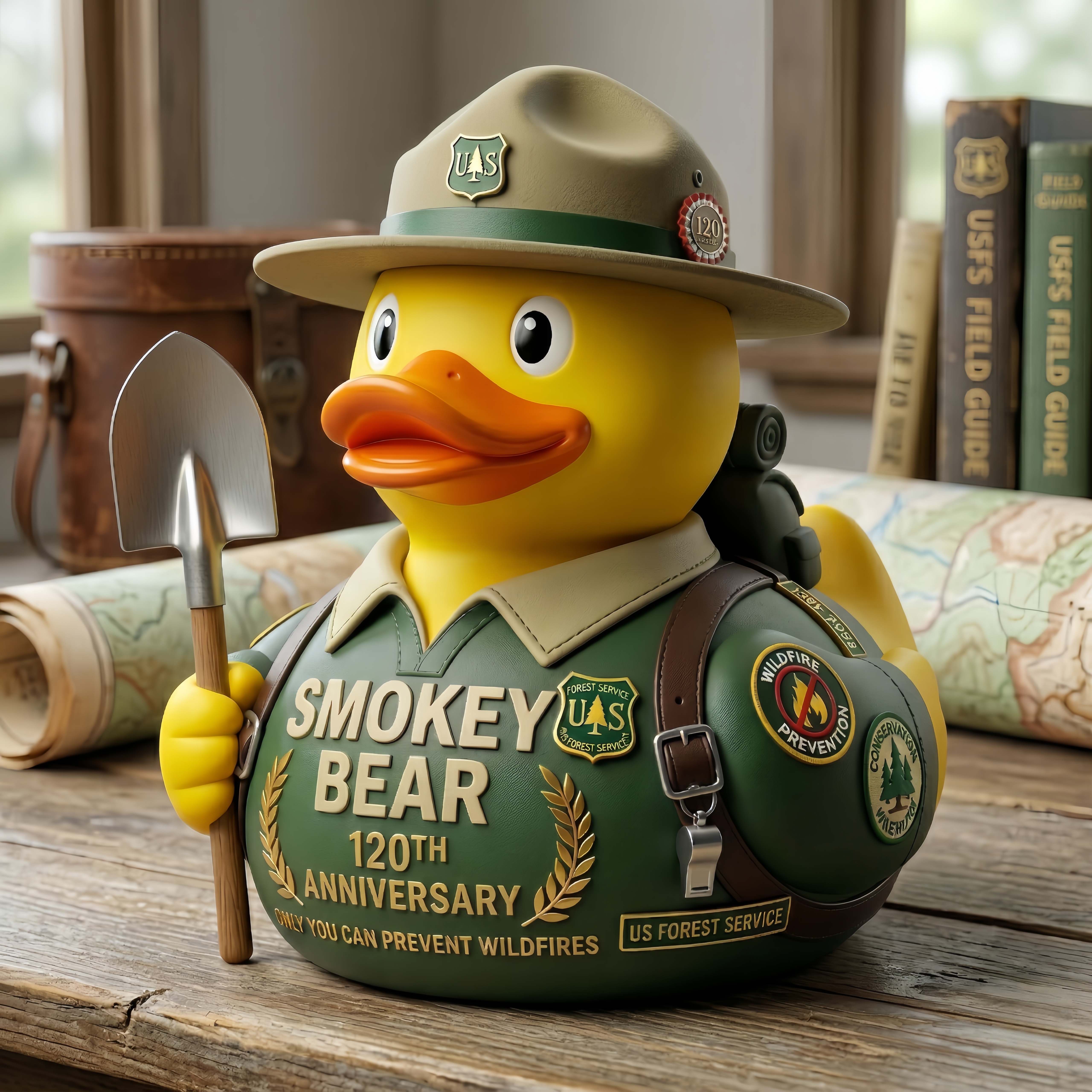 USFS Smokey Bear 120th Anniversary Commemorative Duck