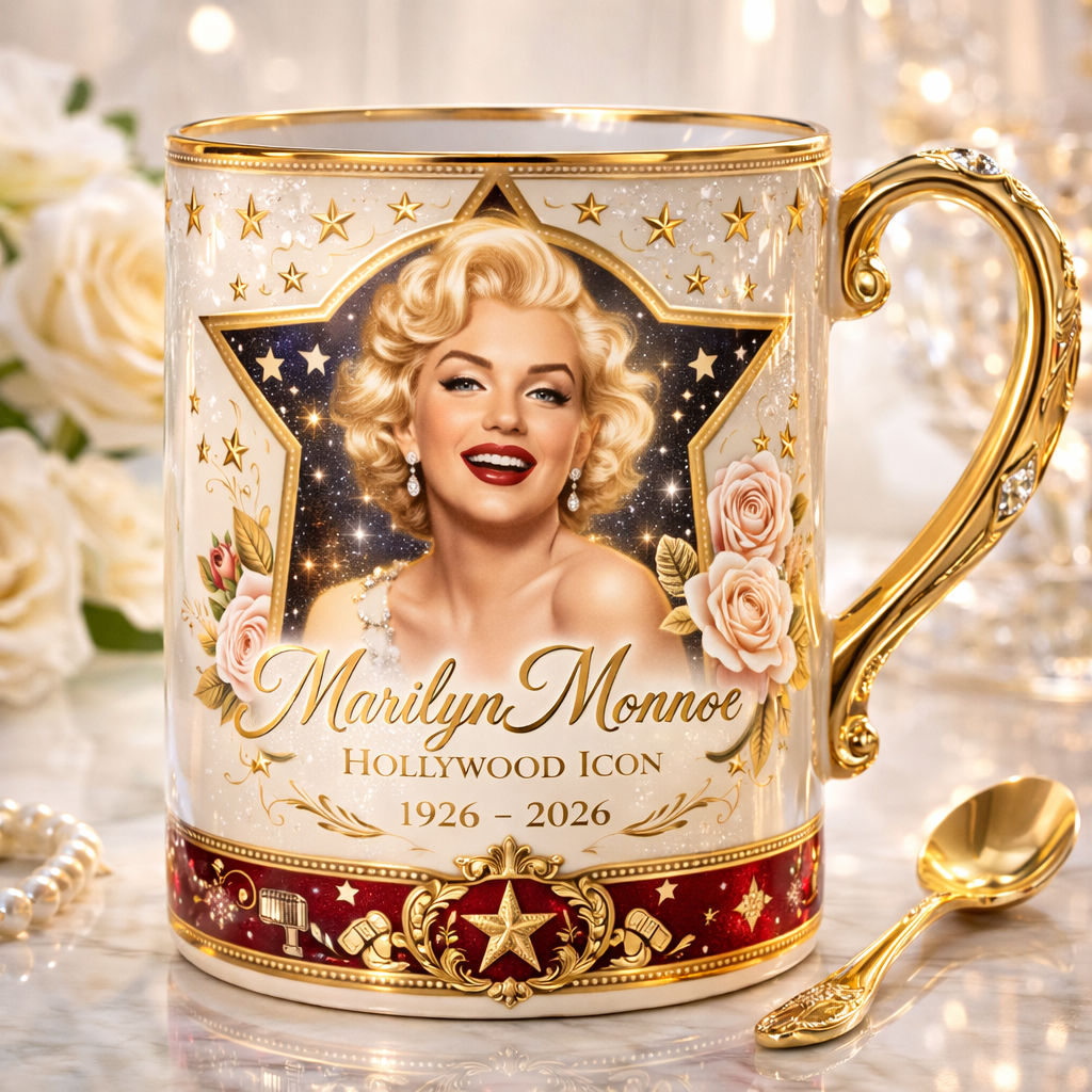 Marilyn Monroe Centennial Hollywood Legend Porcelain Mug
