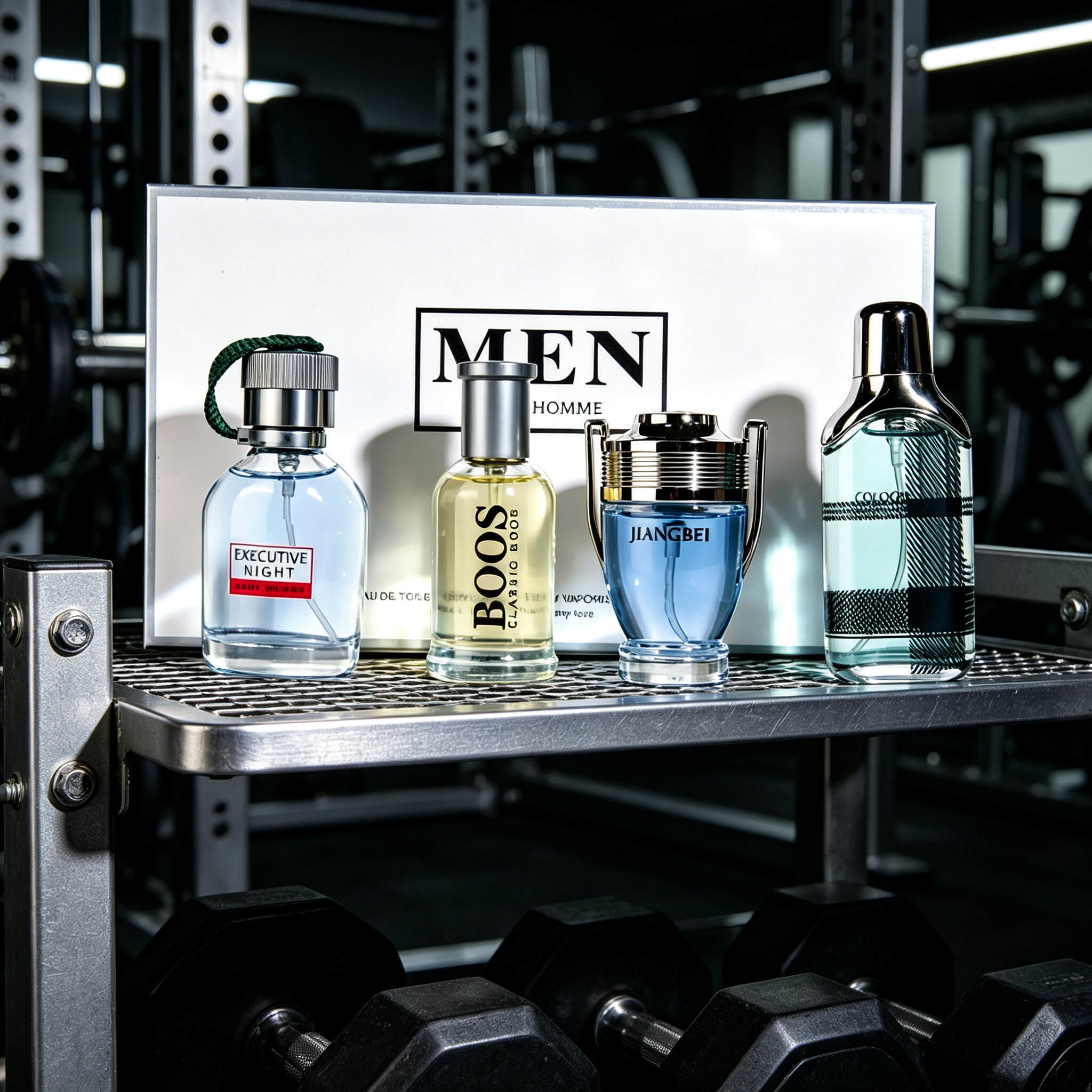 4 Pcs 25ml Refined Gentleman  Men Eau de Toilette Gift Set