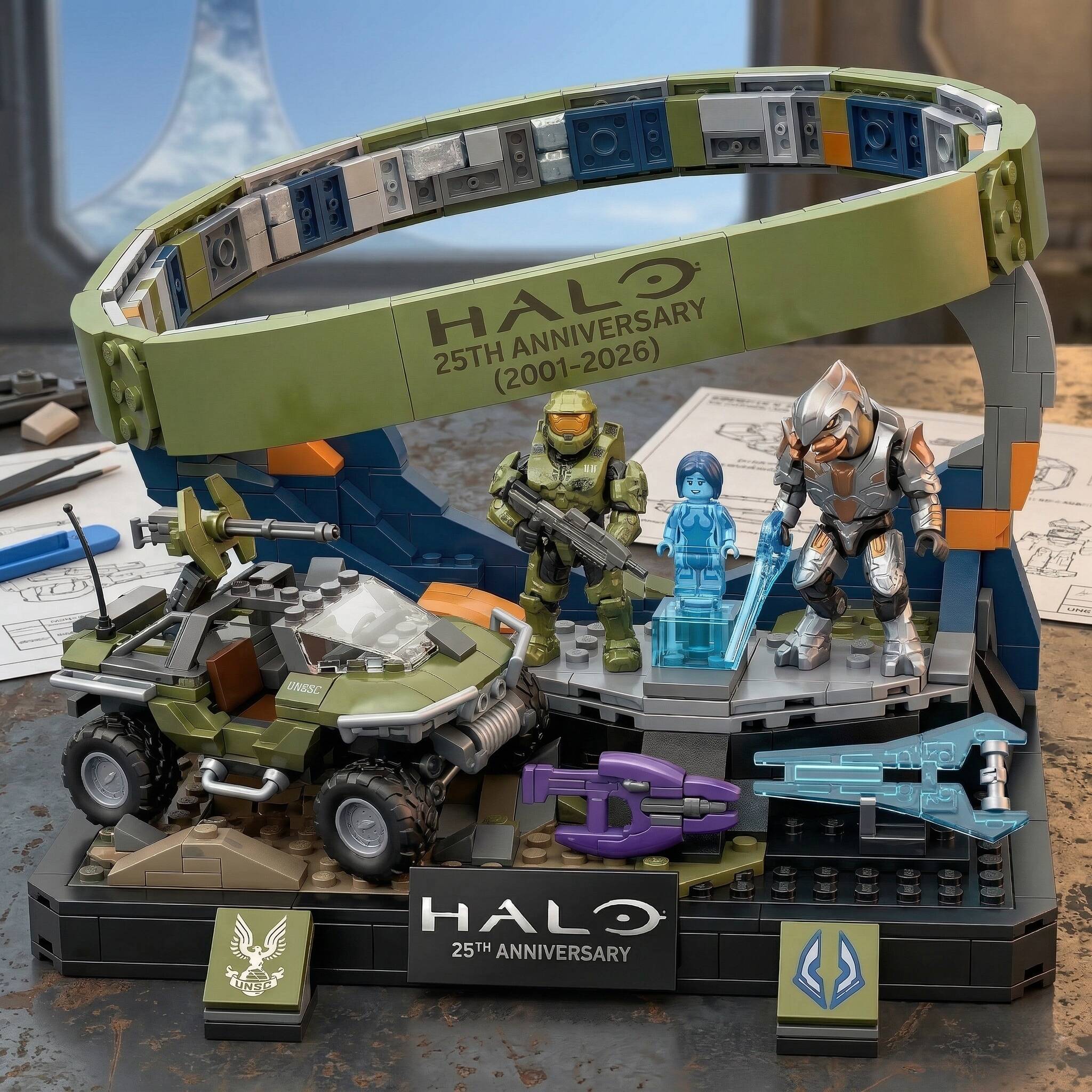 HALO 25th Anniversary Building Blocks Set