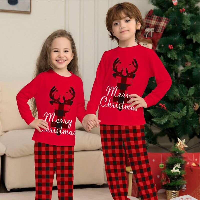 Holiday Christmas Pjs Matching Family Pajamas Sets