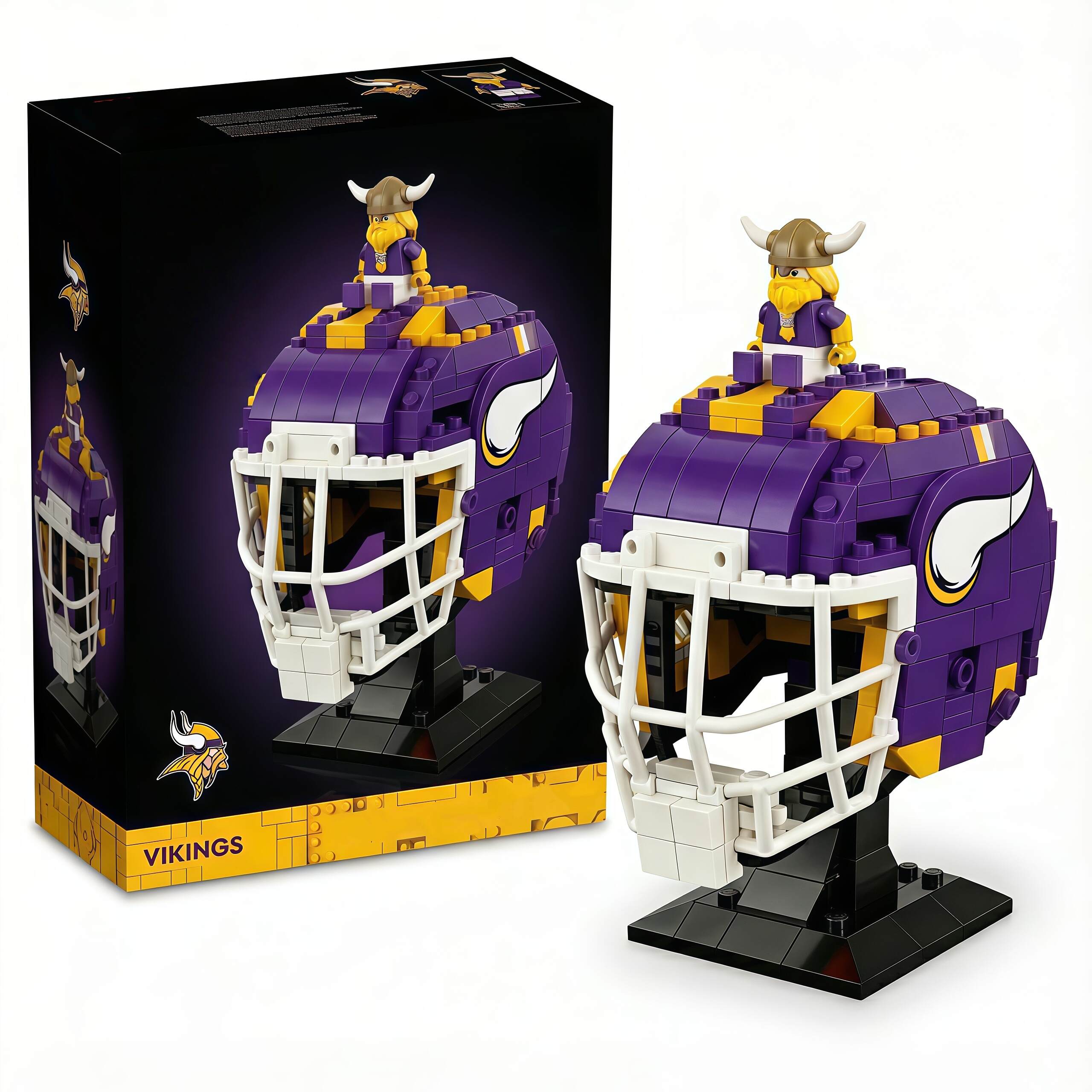 American Pro Football Brick Helmet Collector Brick Set