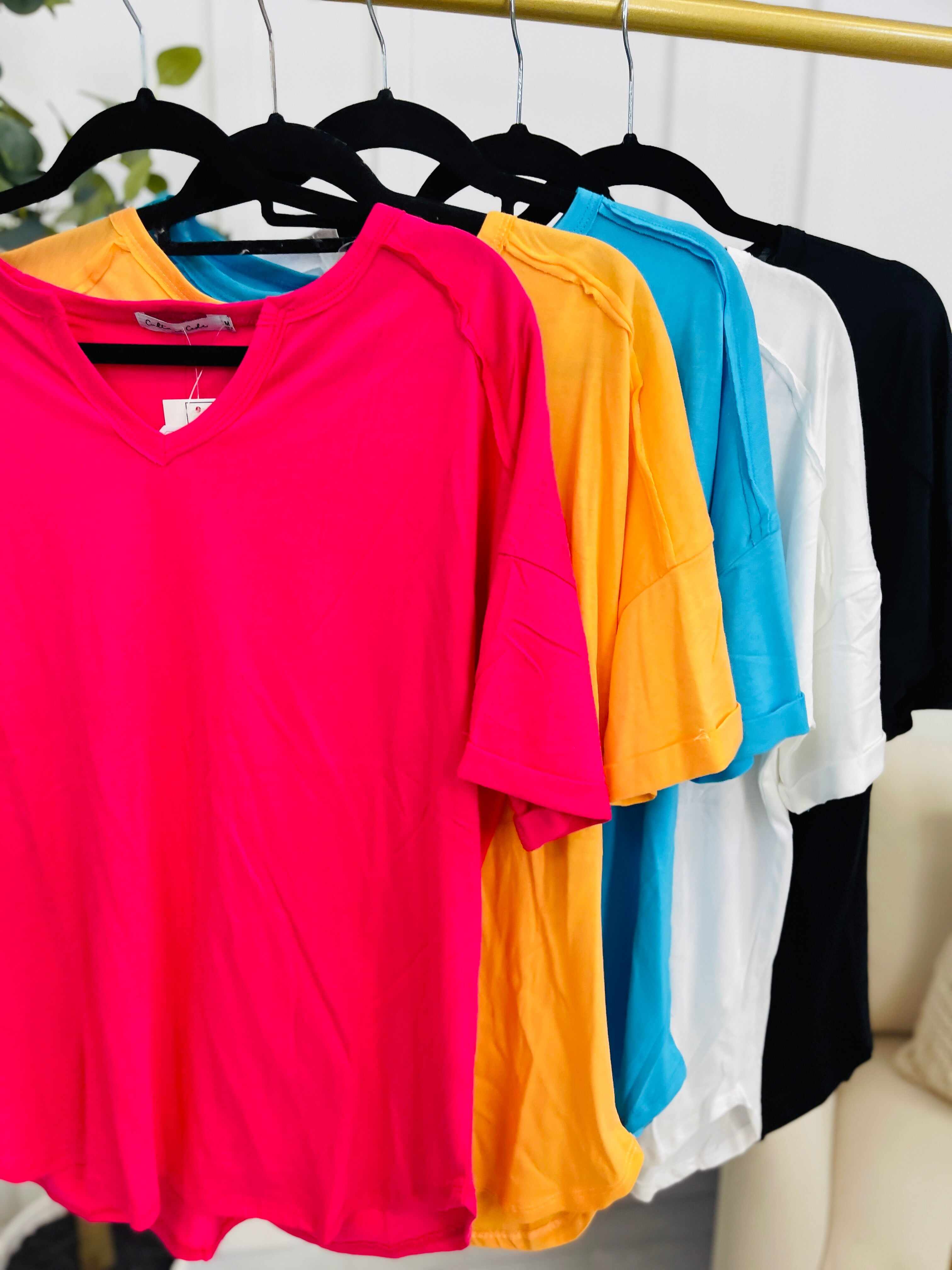 DOORBUSTER! REG/CURVY Seen Together Top- Multiple Colors!